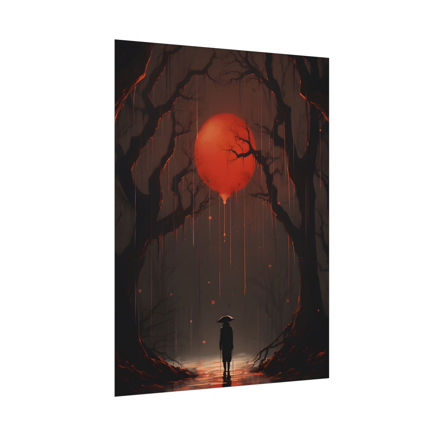 Candid Moment: Intimate Indoor Artwork - Poster