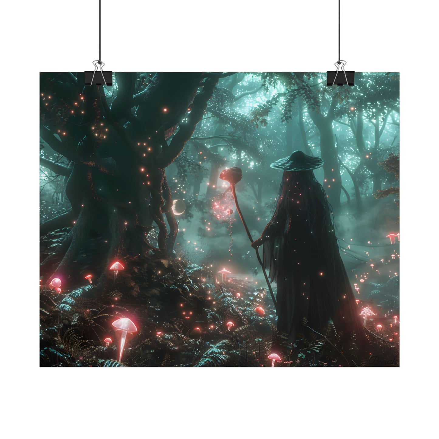 Whispers of Magic in Enchanted Woods: A Mysterious Encounter with the Witch - Poster