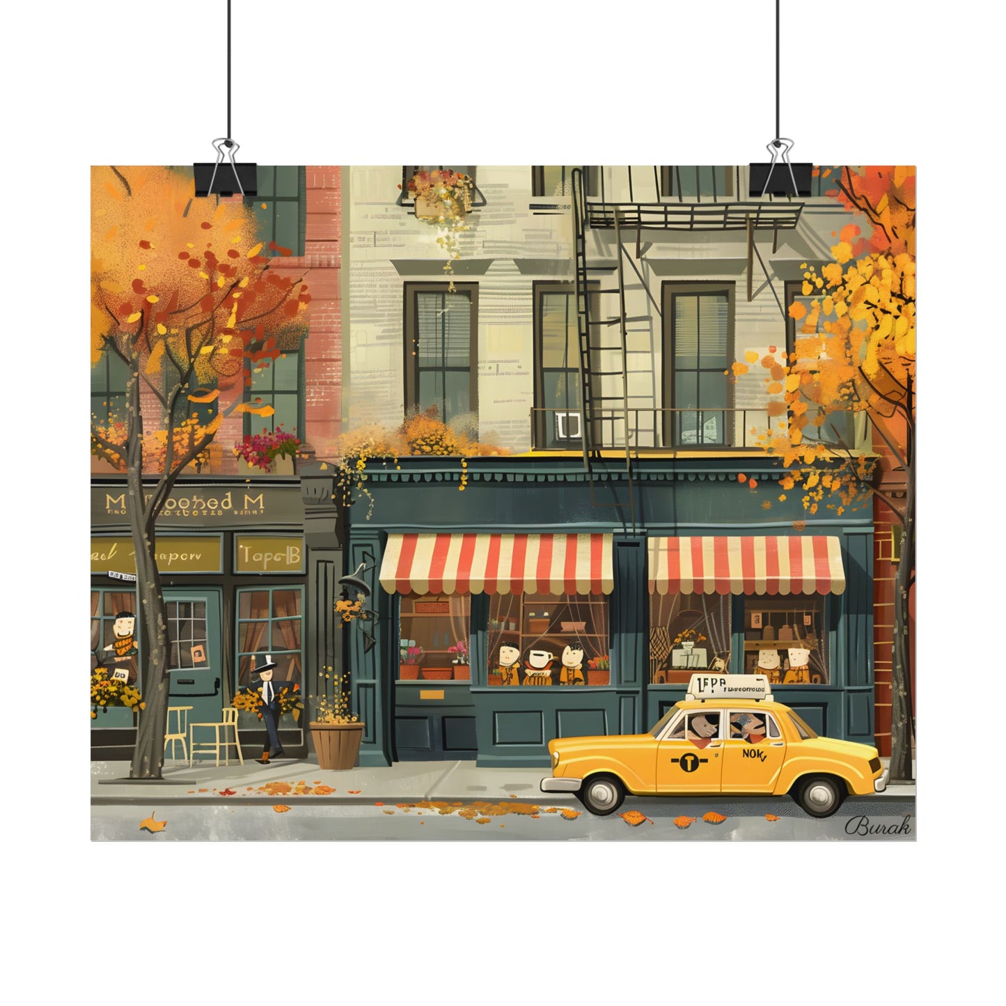 Whimsical Yellow Dreams: Playful Building Digital Art - Poster