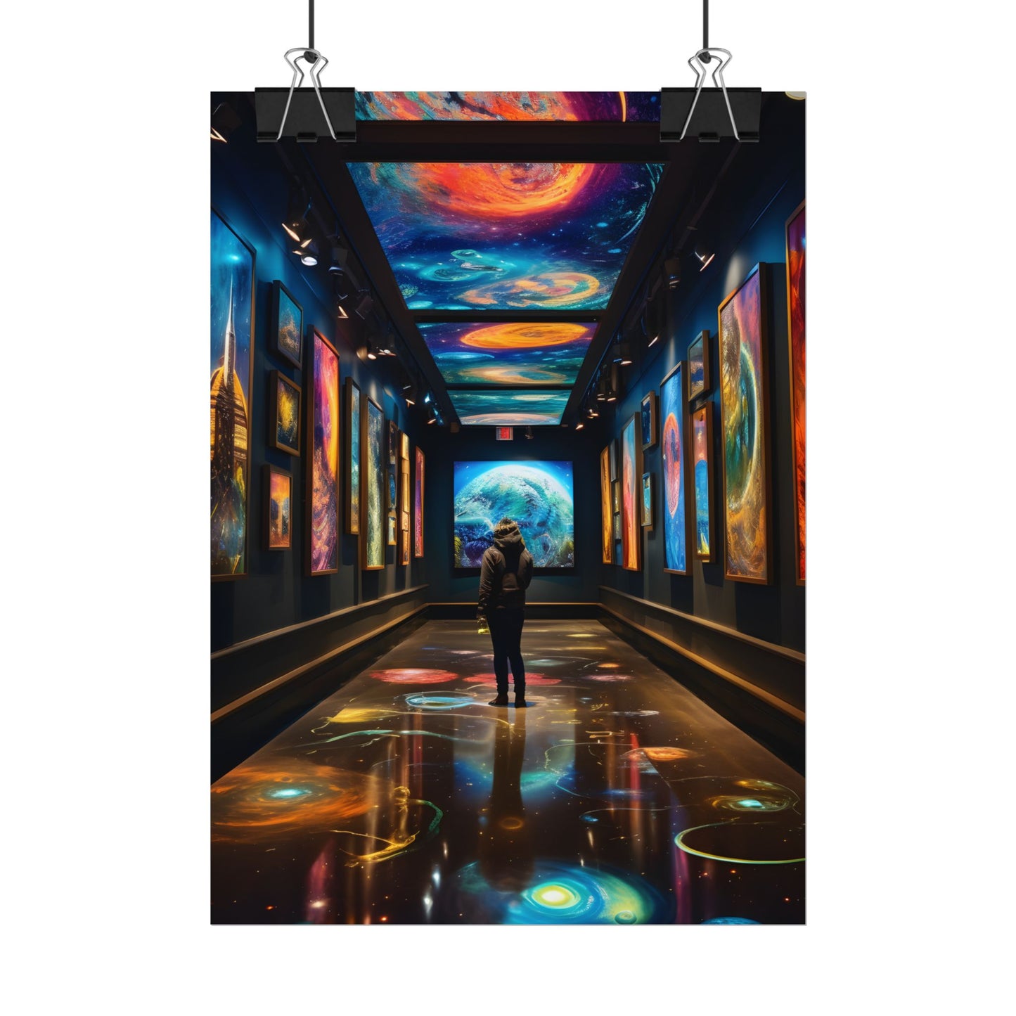 Celestial Art Gallery: Wide Angle Indoor Masterpiece - Poster