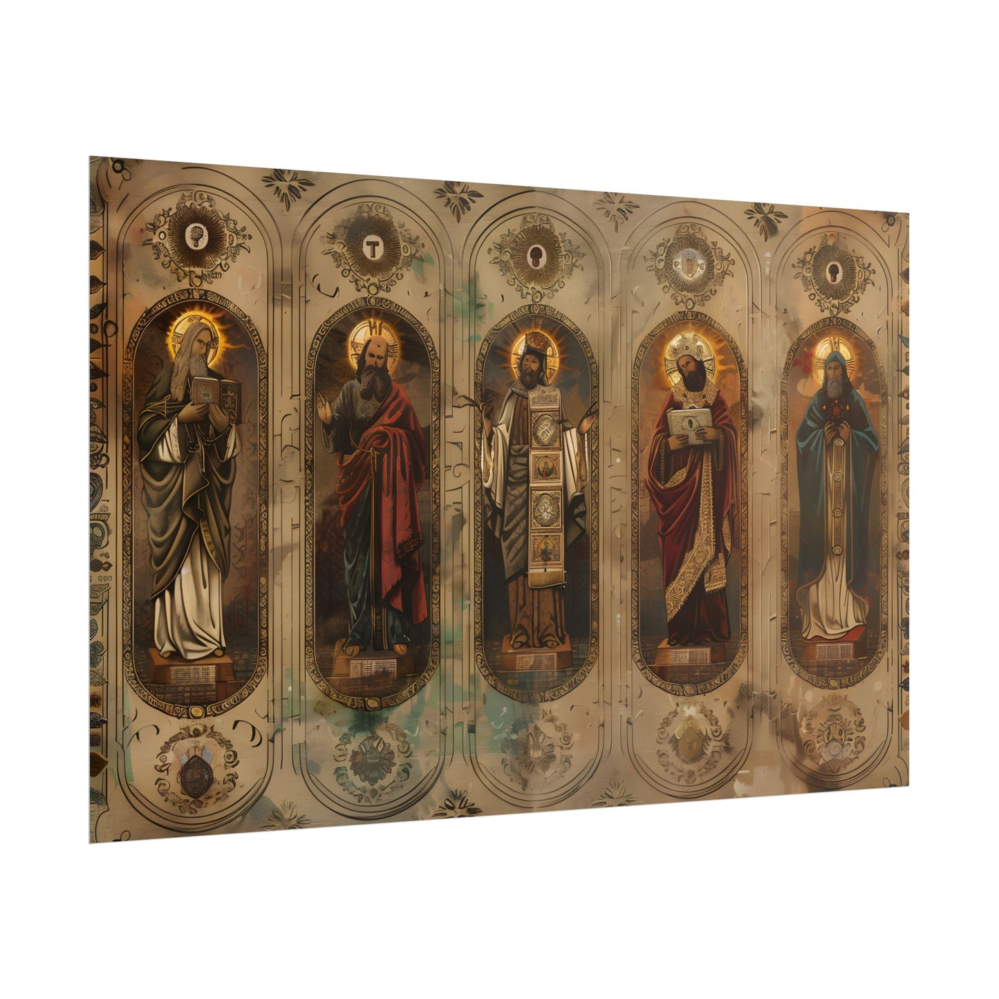 Vintage Biblical Art: Traditional Wisdom Poster - Poster
