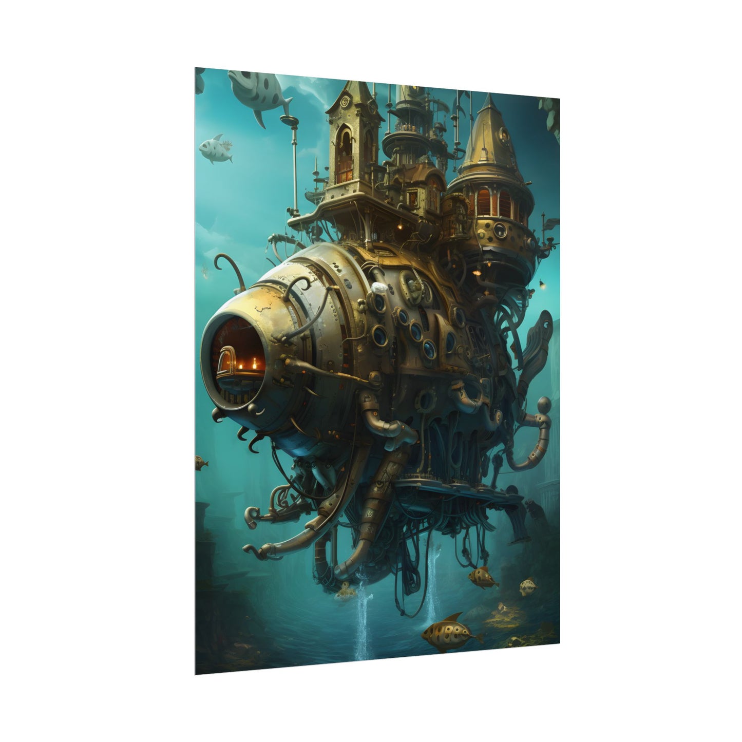 Steampunk Oceanic Adventure: Sailors on the High Seas - Poster