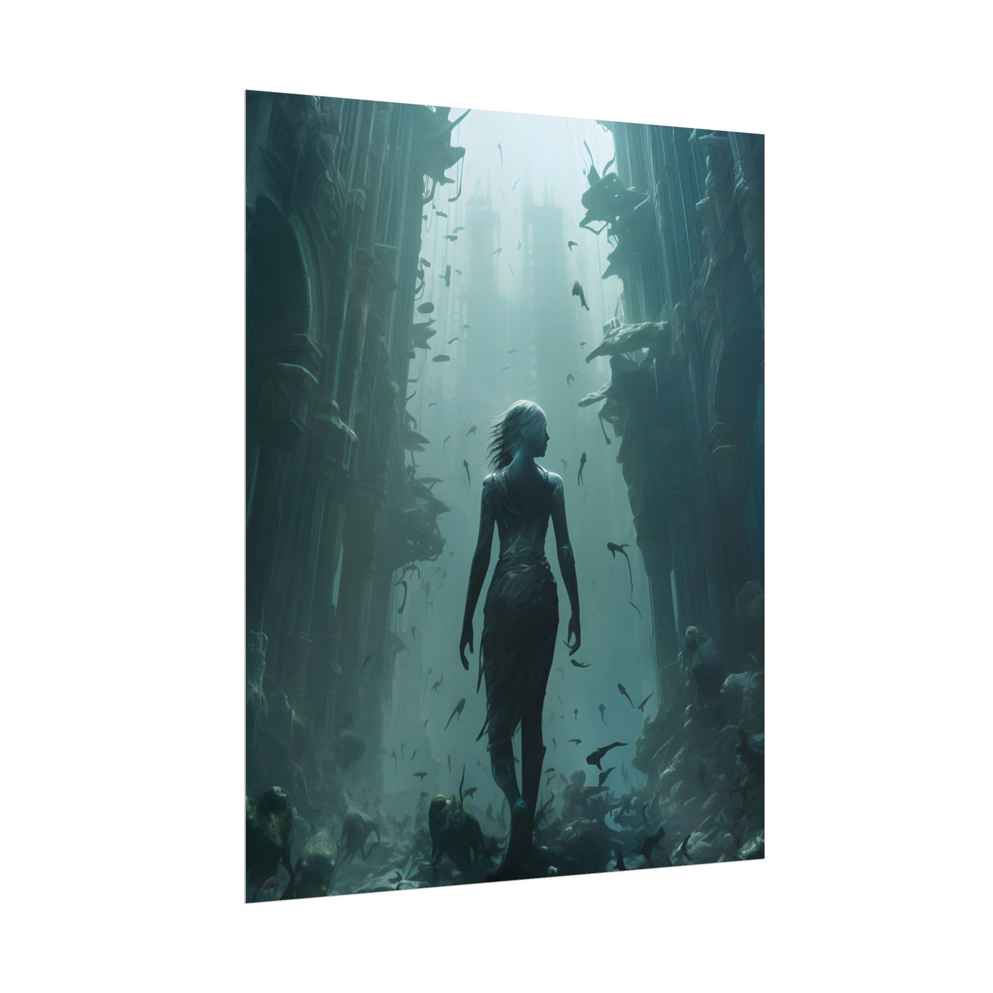 Ancient Underwater City: Hidden Ruins - Poster