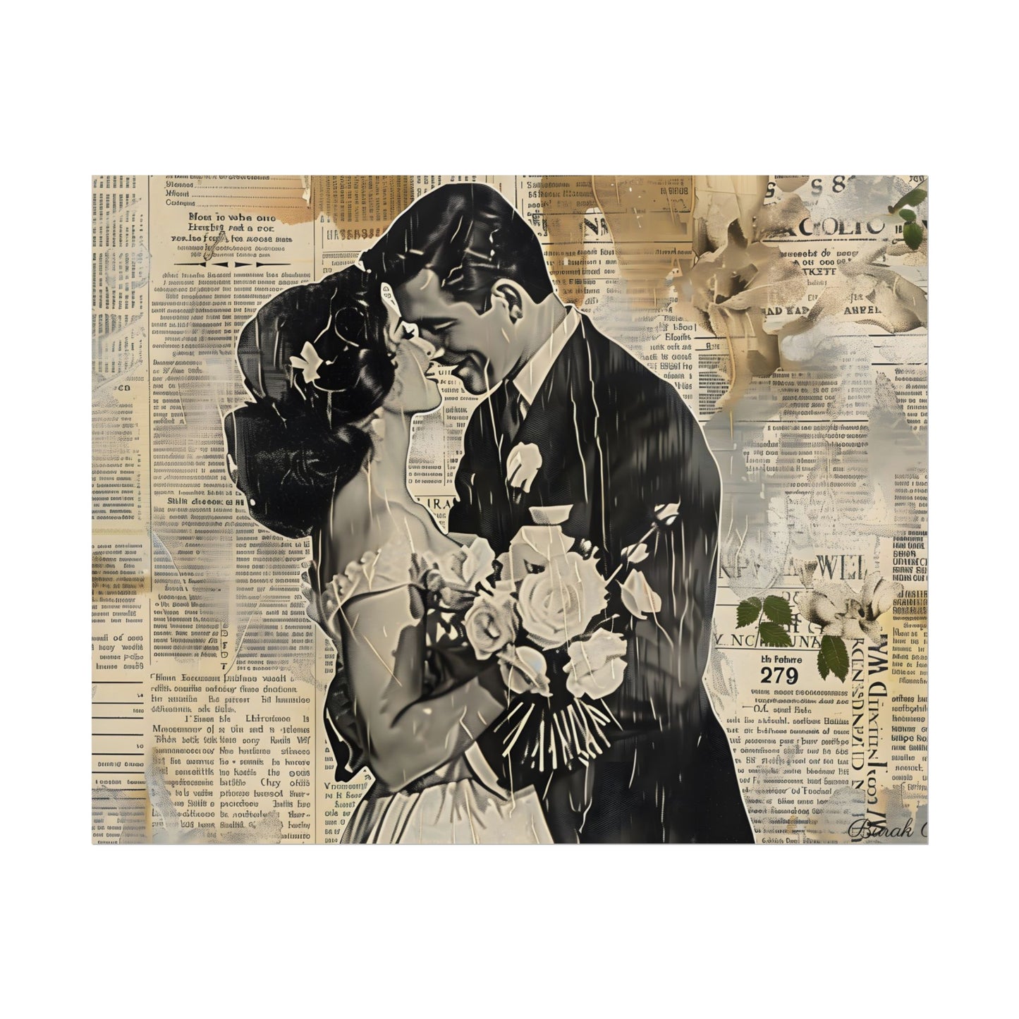 Vintage Romantic Couples: Whispers from the Past - Poster