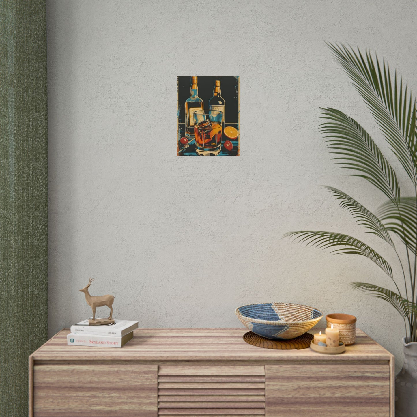 Vintage Cocktail Hour: Old-Fashioned Glass Artwork - Poster