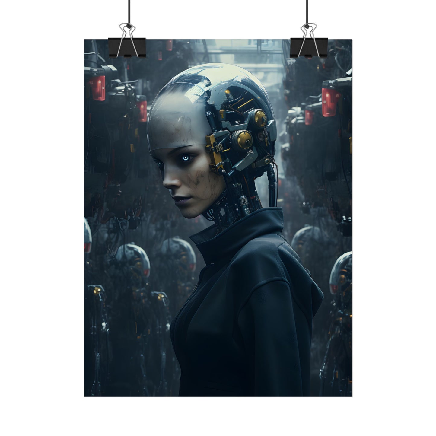 A group of charismatic thieves pull off a daring robotic art heist - Action - Poster