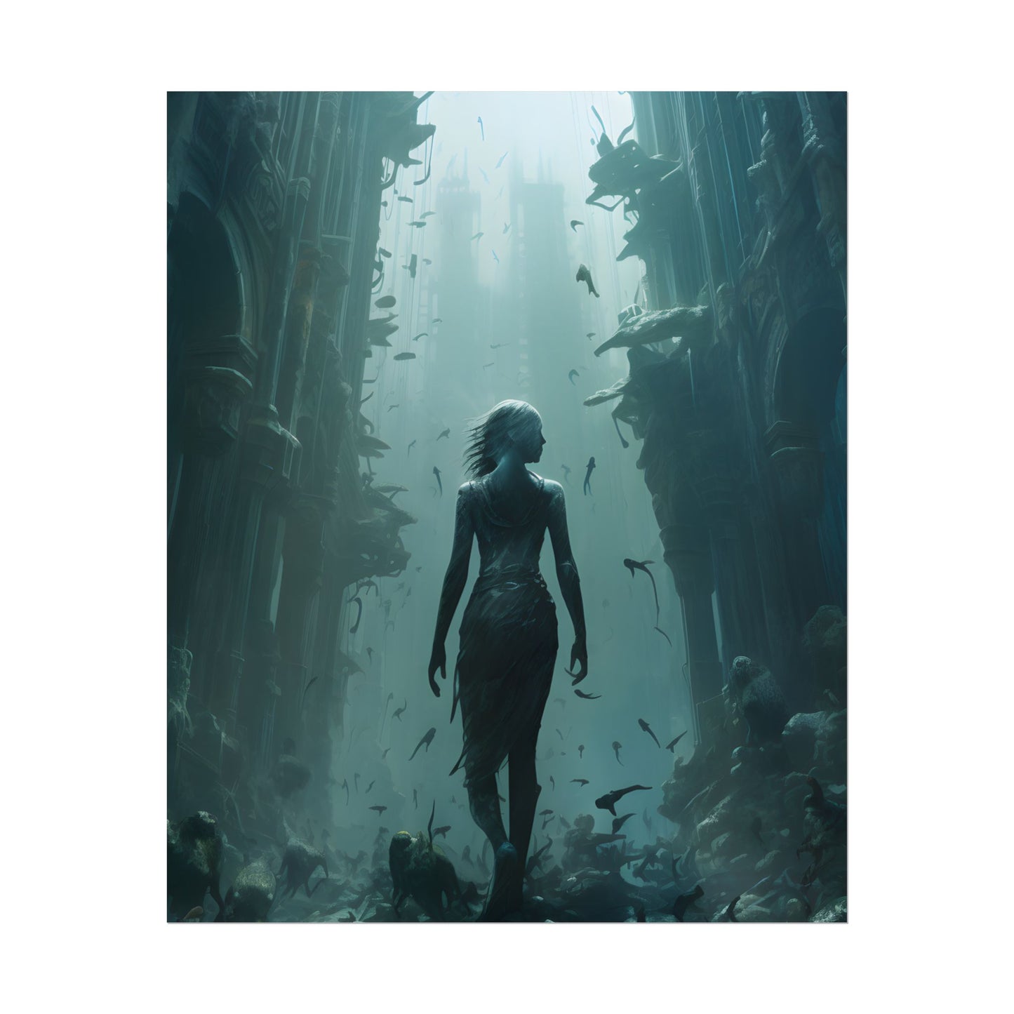 Ancient Underwater City: Hidden Ruins - Poster