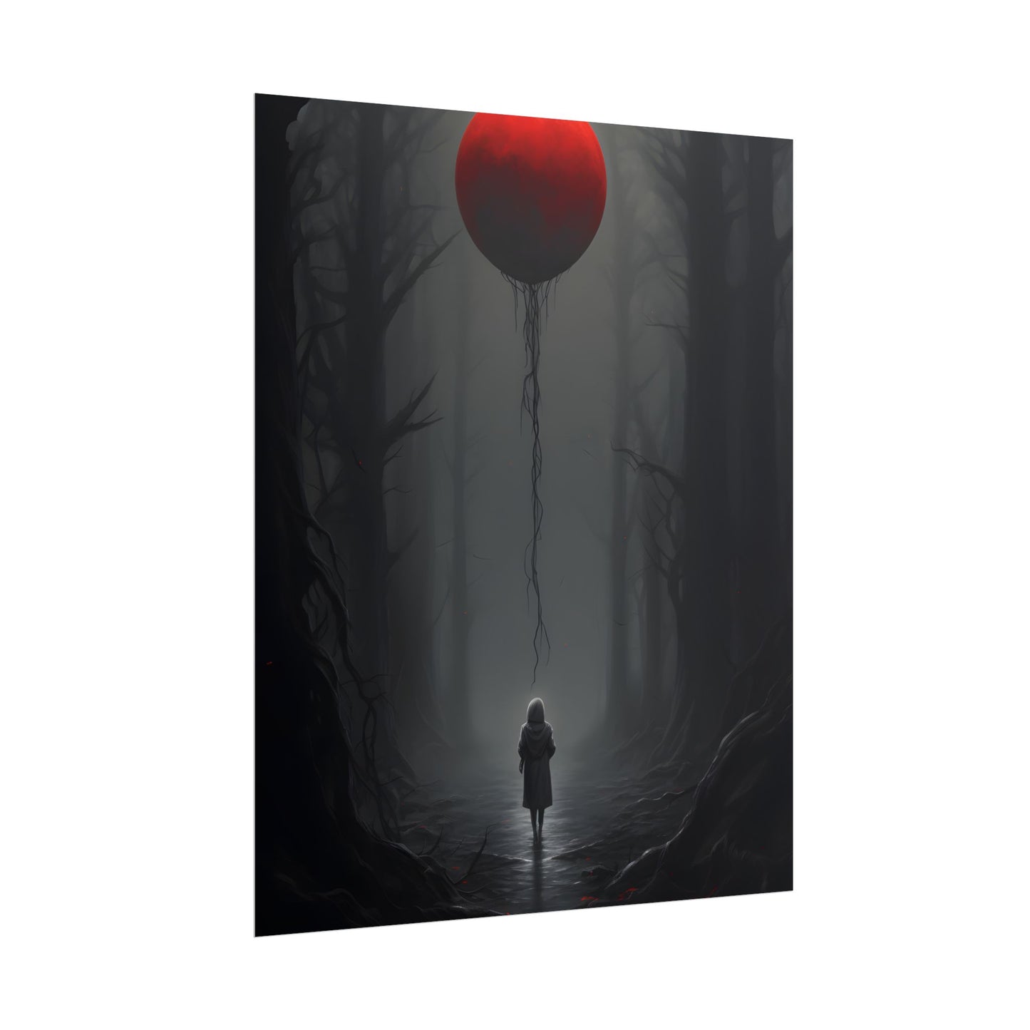 Youthful Moment: A Young Man in Nature's Outdoors - Poster