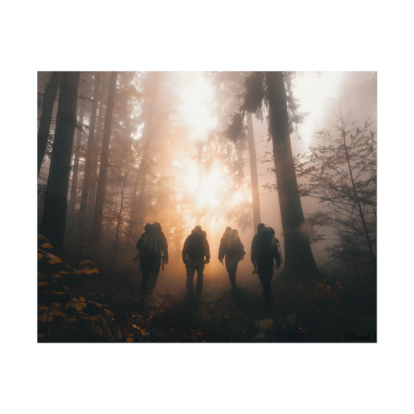 Adventure Through The Mysterious Forest: Group Expedition - Poster
