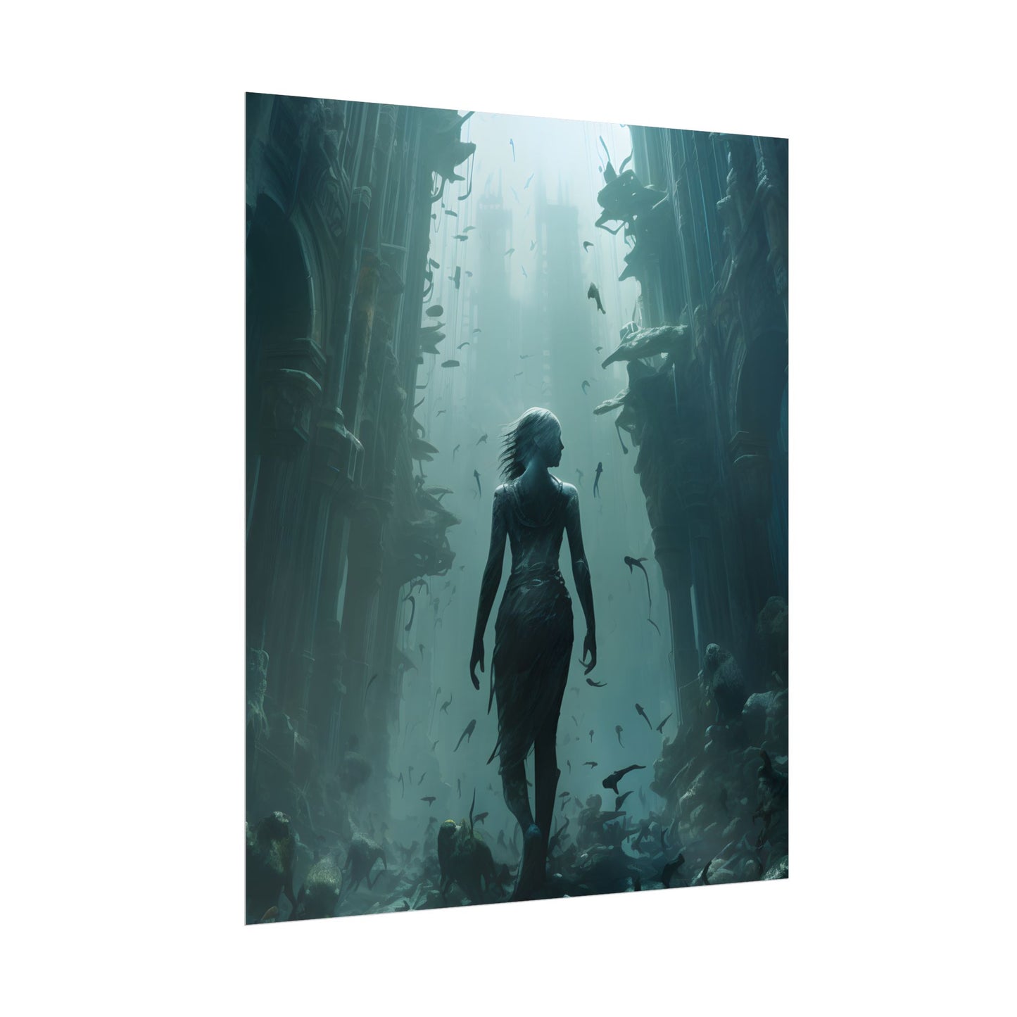 Ancient Underwater City: Hidden Ruins - Poster