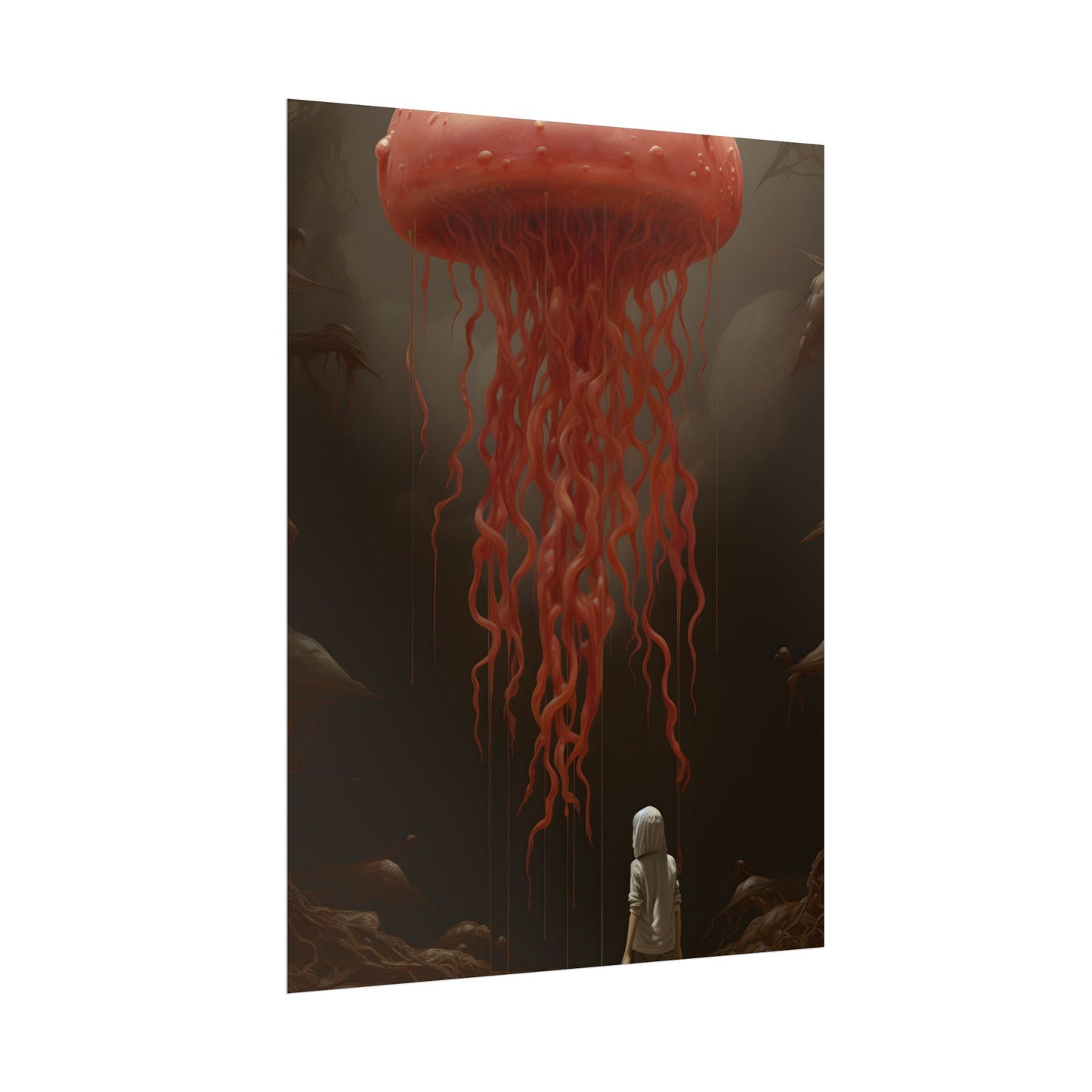 Serious Book Cover Art: Illustrative Masterpiece - Poster