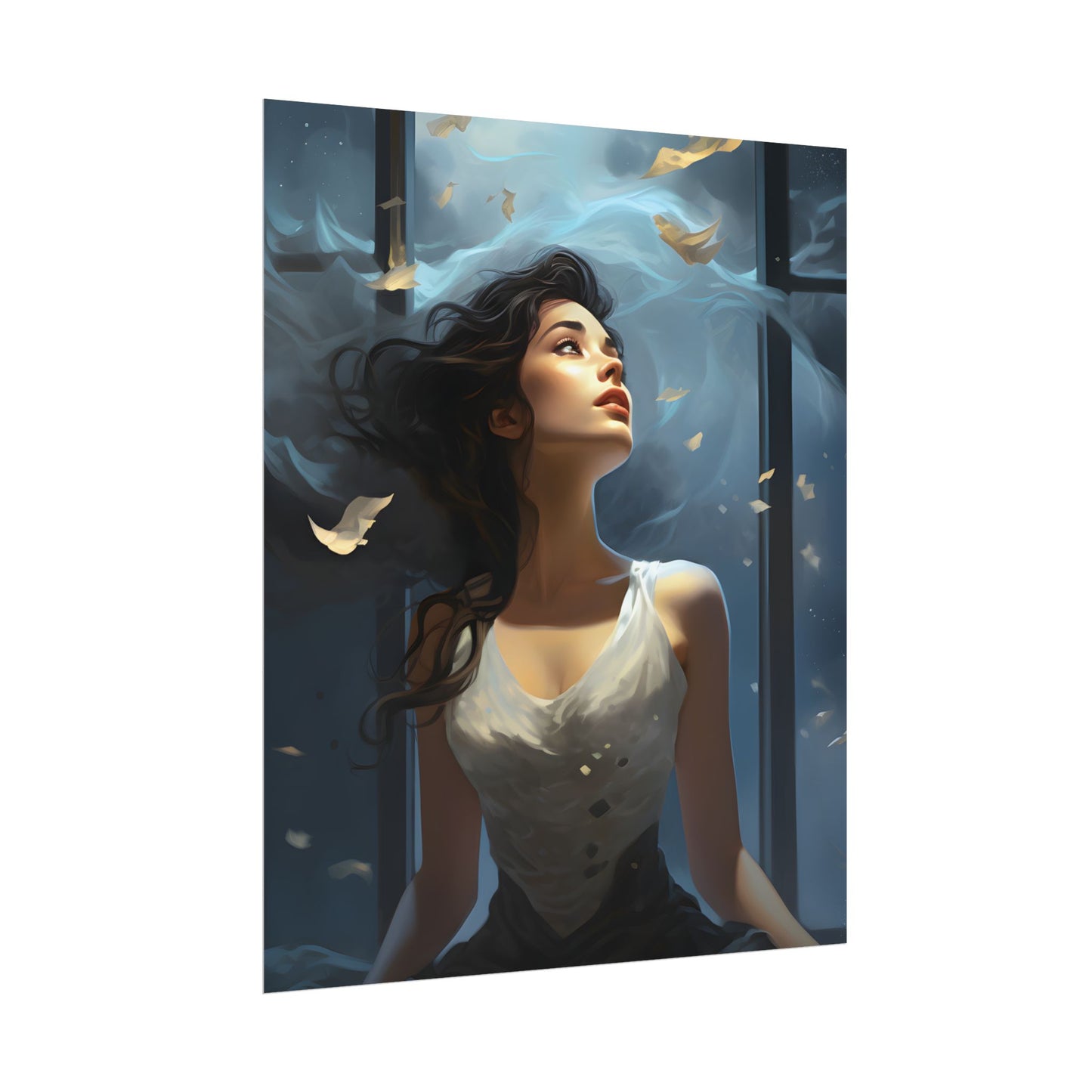 Friend and Companion: Intimate Moment Digital Art - Poster