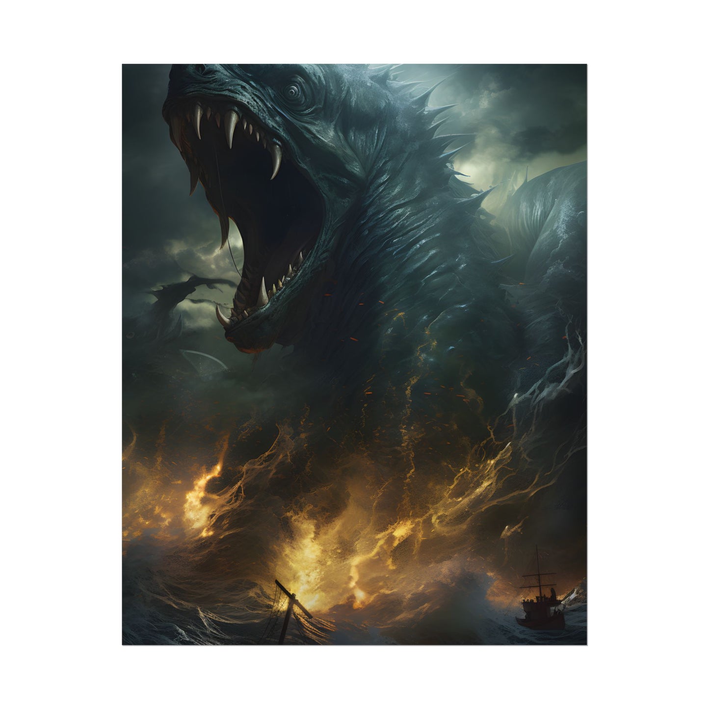 Ancient Sea Monsters: Mythical Creatures of Legend - Poster
