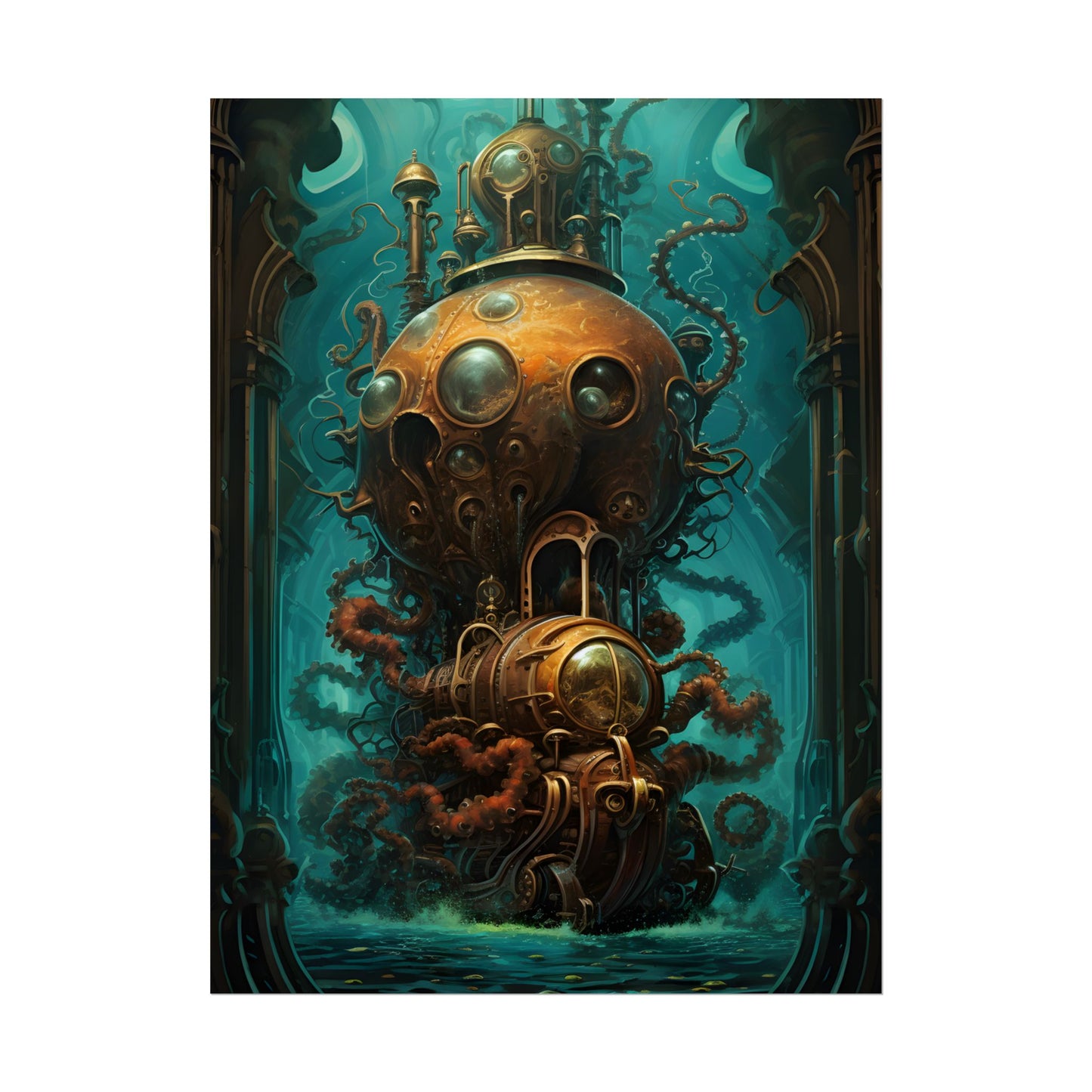 Underwater Steampunk Odyssey: A Captain Nemos Adventure - Poster