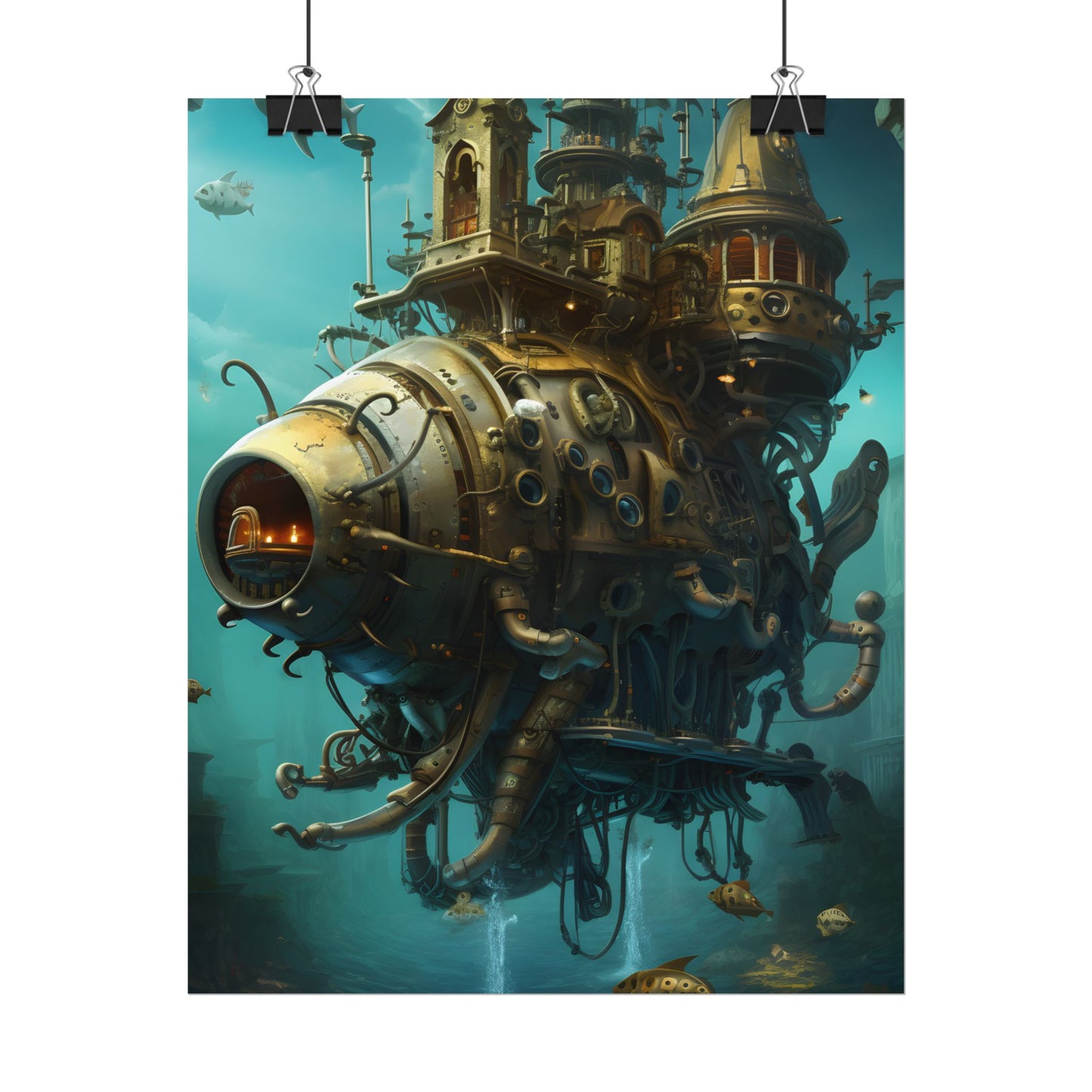Steampunk Oceanic Adventure: Sailors on the High Seas - Poster
