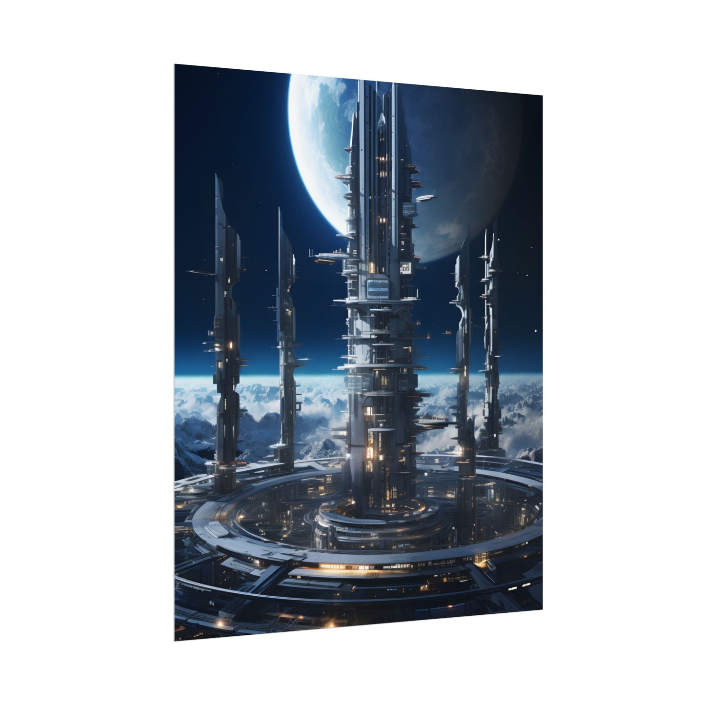 Aetherial Space Station: Isolated Horizon - Poster