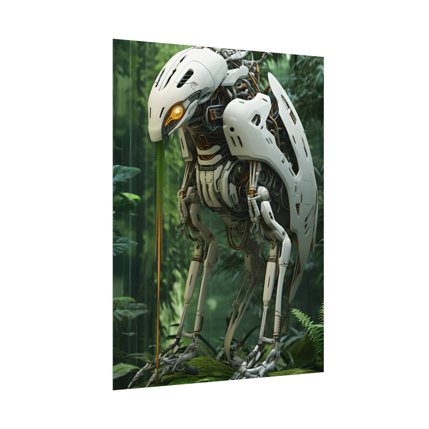 Robotic Wildlife Sanctuary: Six-Legged Creature Oasis - Poster
