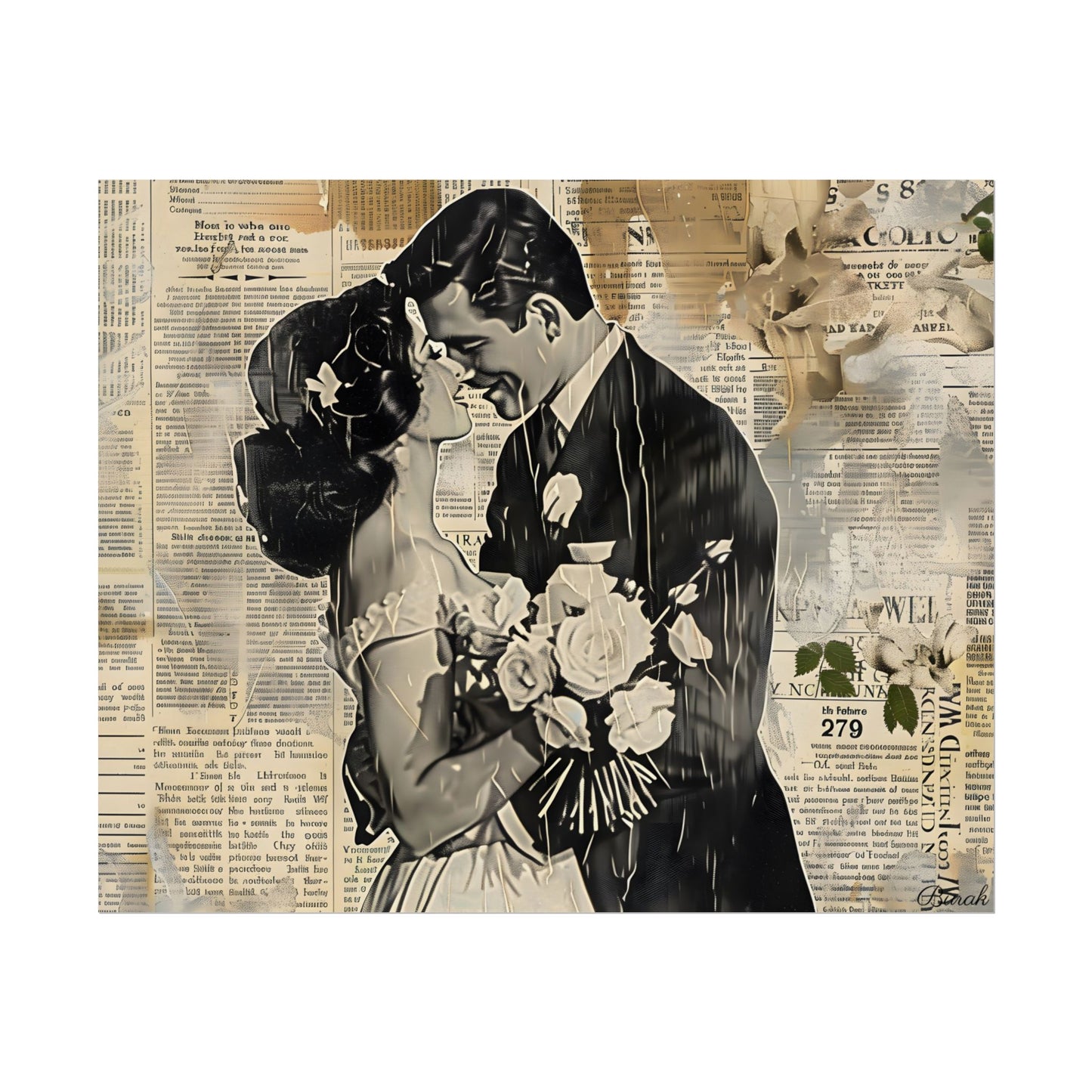 Vintage Romantic Couples: Whispers from the Past - Poster