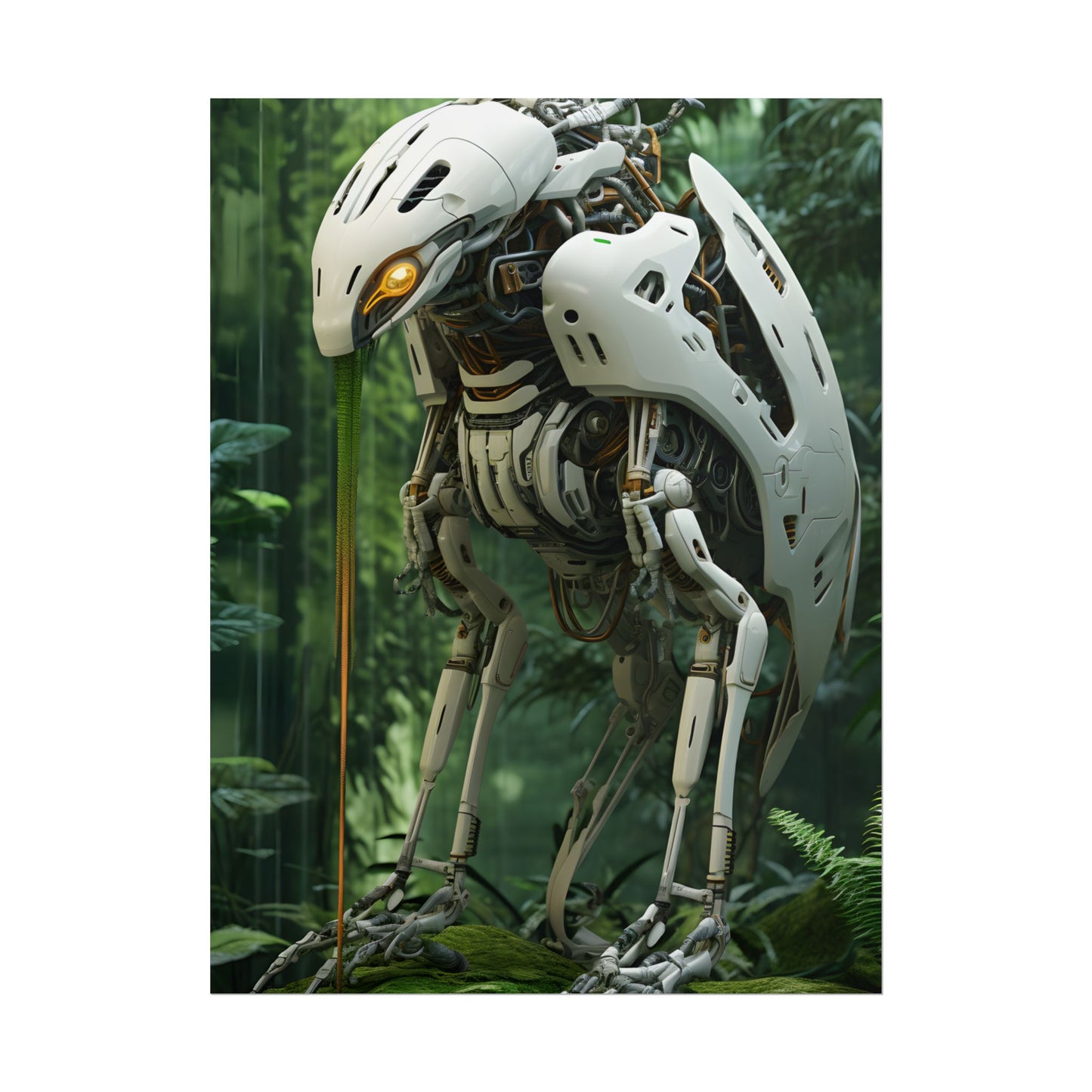 Robotic Wildlife Sanctuary: Six-Legged Creature Oasis - Poster