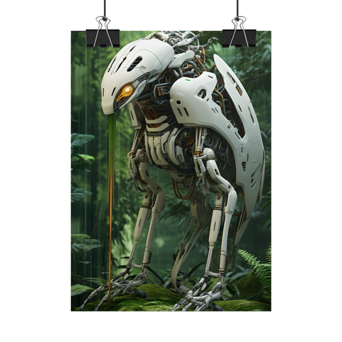 Robotic Wildlife Sanctuary: Six-Legged Creature Oasis - Poster