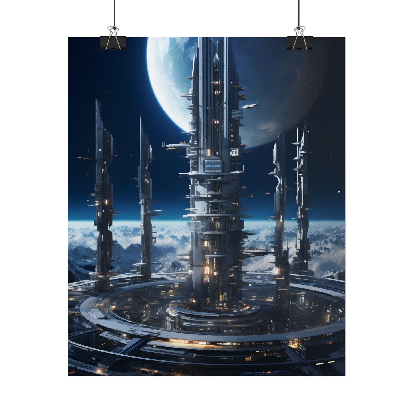 Aetherial Space Station: Isolated Horizon - Poster