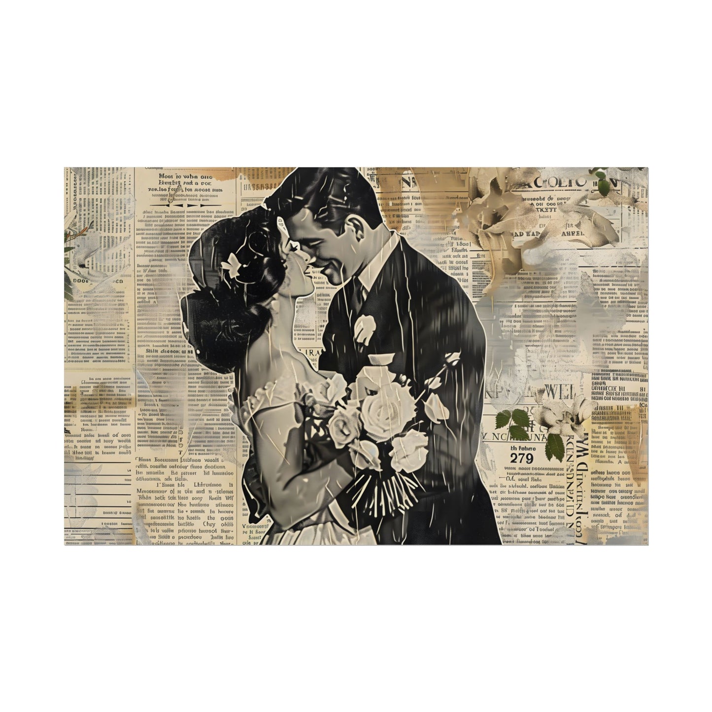 Vintage Romantic Couples: Whispers from the Past - Poster