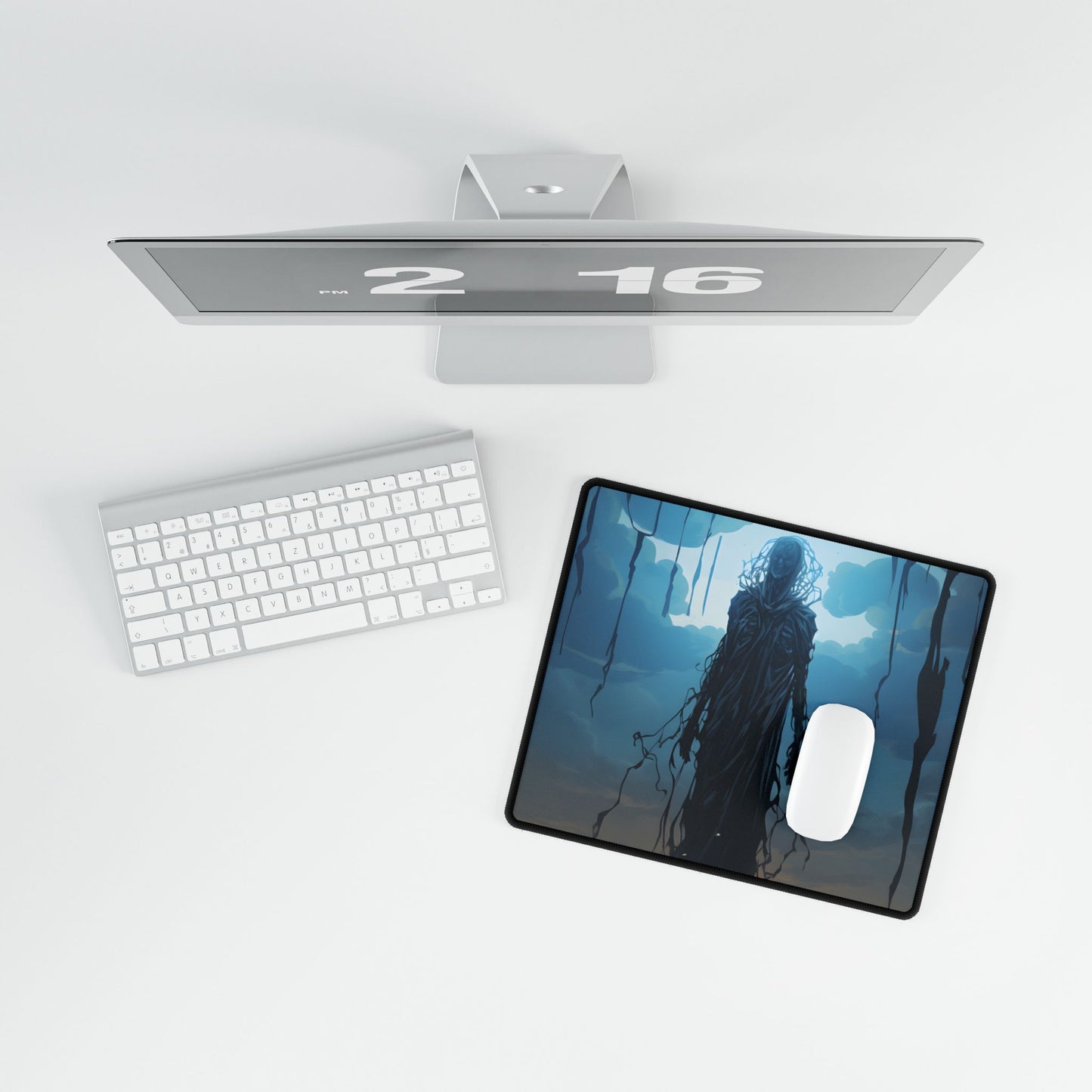 Writing Utensil Artwork: Creative Expression Above Paper - Desk Mat