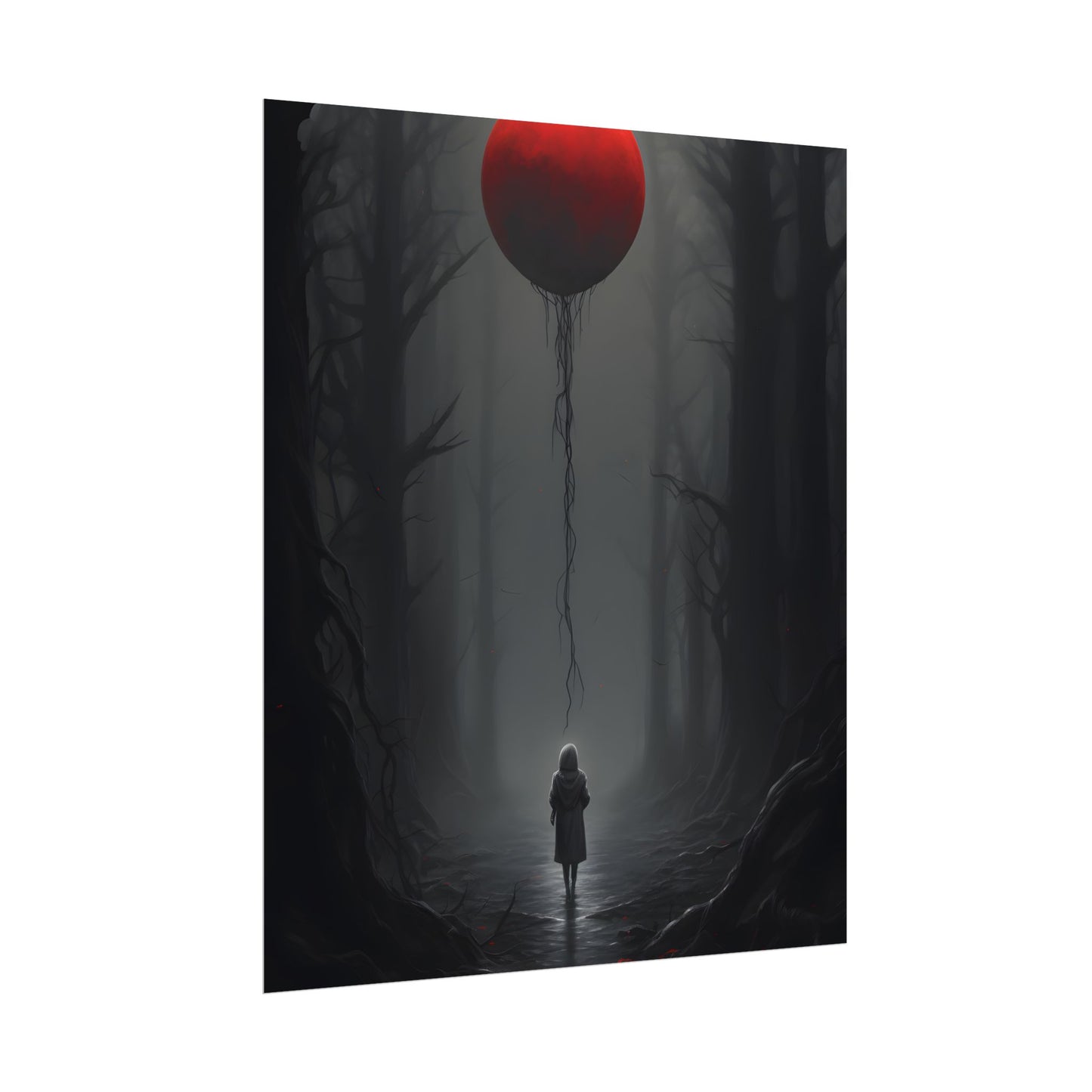 Youthful Moment: A Young Man in Nature's Outdoors - Poster