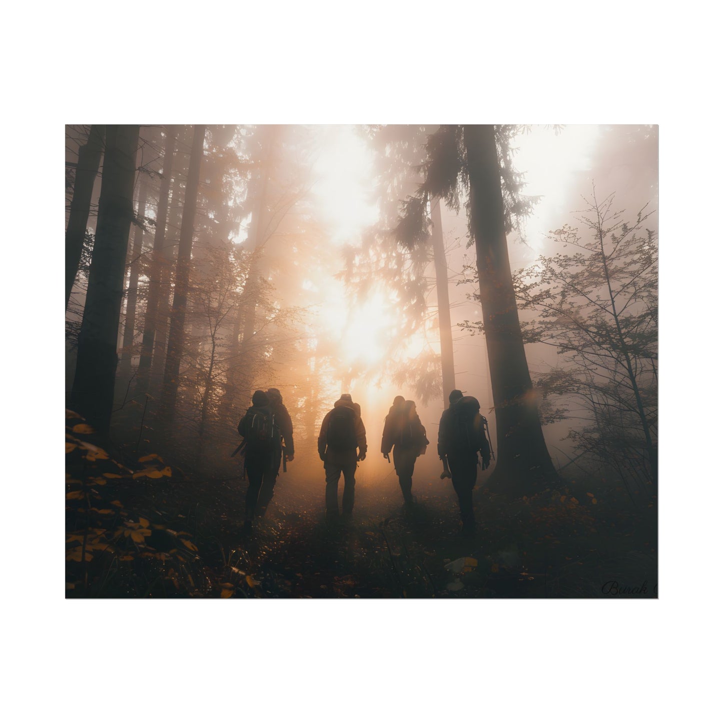 Adventure Through The Mysterious Forest: Group Expedition - Poster
