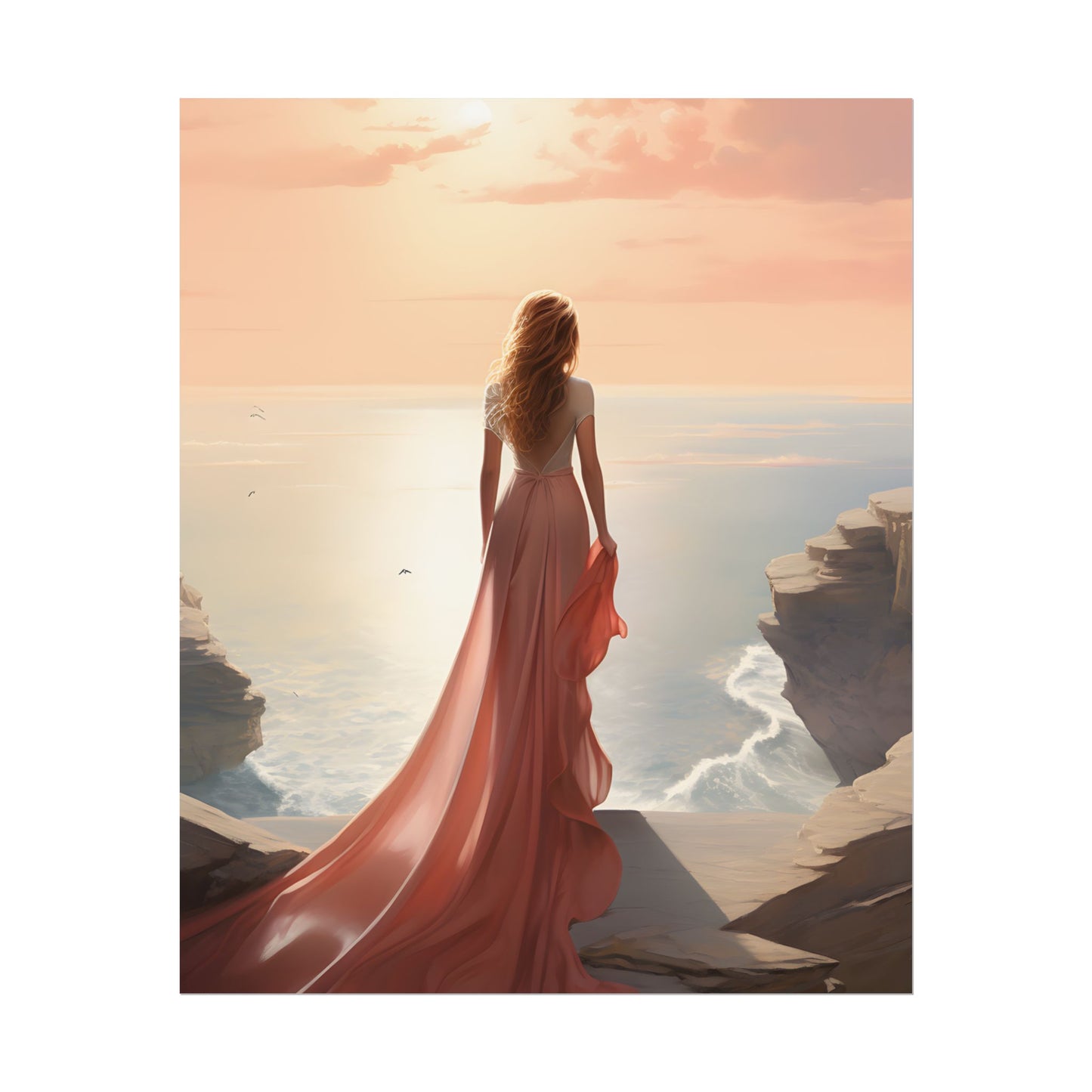 Studio Reflections: Moody Indoor Landscape - Poster
