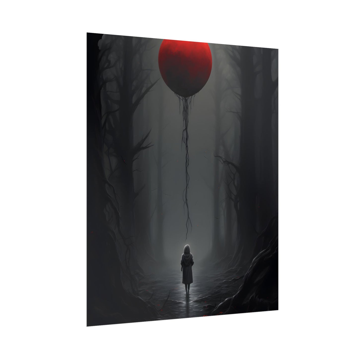 Youthful Moment: A Young Man in Nature's Outdoors - Poster