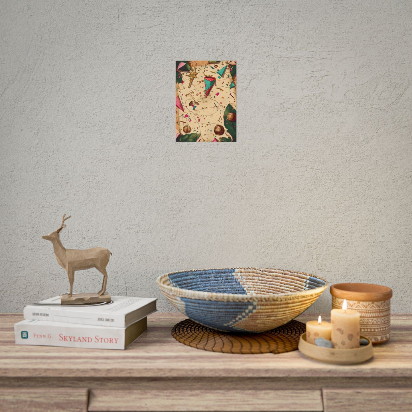 Whimsical Portrait with a Large Nose - Poster