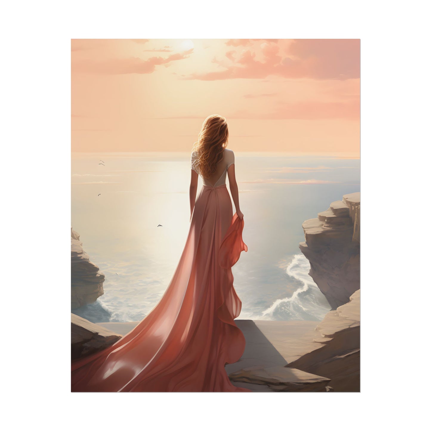 Studio Reflections: Moody Indoor Landscape - Poster