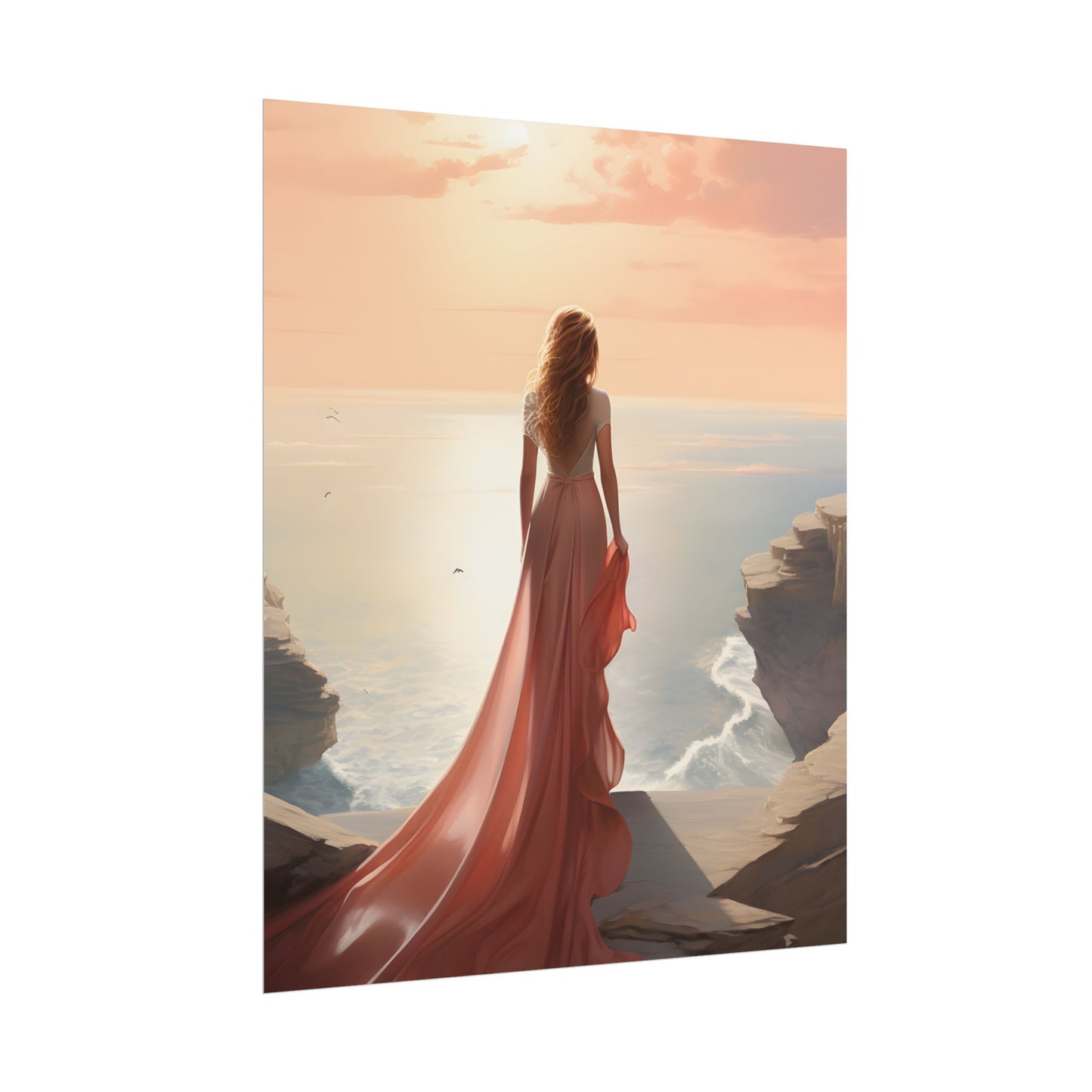 Studio Reflections: Moody Indoor Landscape - Poster