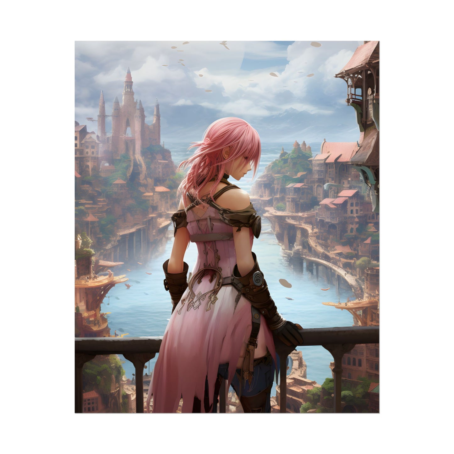 Anime Birds in Flight: Detailed Feathered Friends - Poster