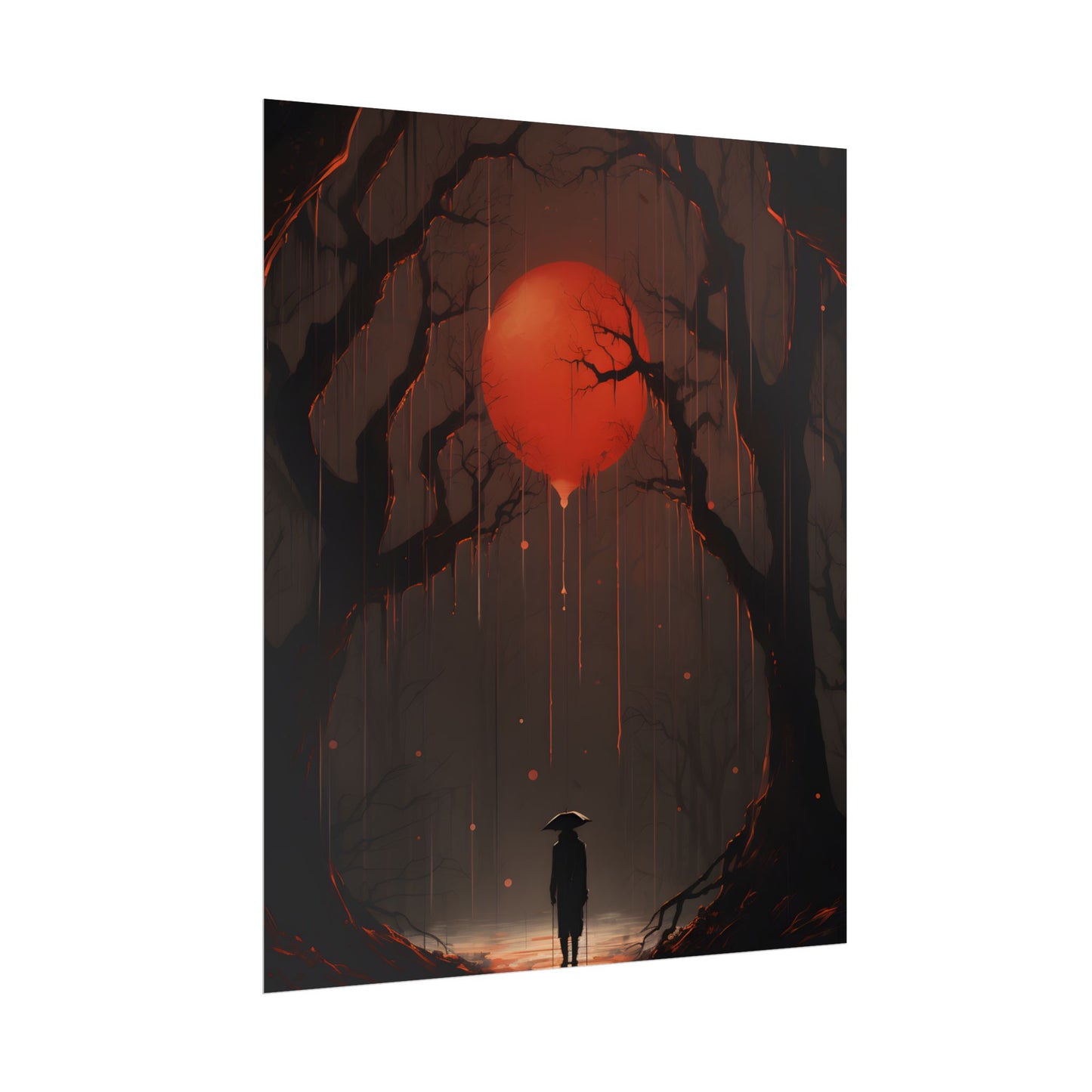 Candid Moment: Intimate Indoor Artwork - Poster