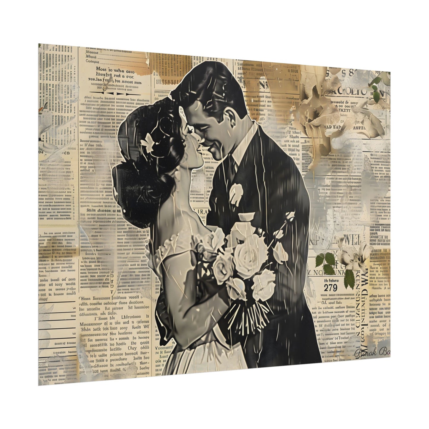 Vintage Romantic Couples: Whispers from the Past - Poster