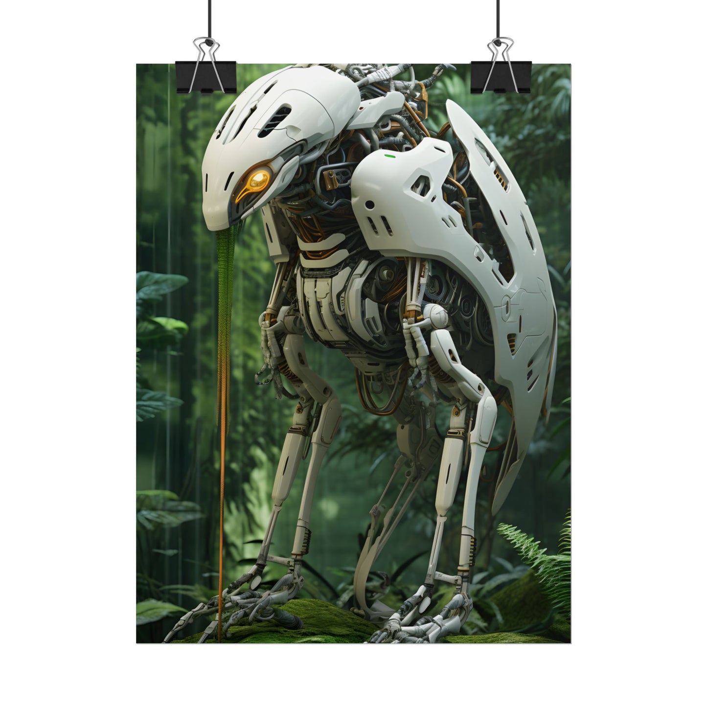 Robotic Wildlife Sanctuary: Six-Legged Creature Oasis - Poster