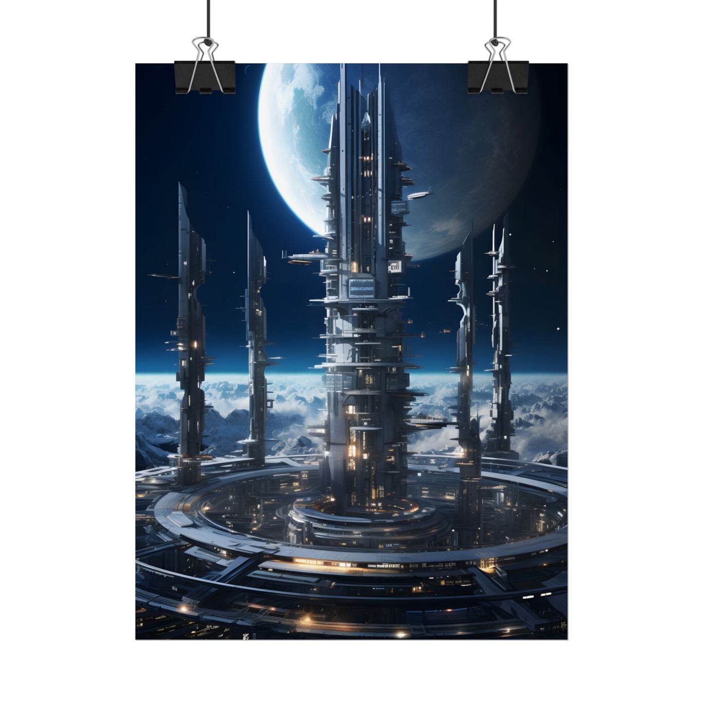 Aetherial Space Station: Isolated Horizon - Poster