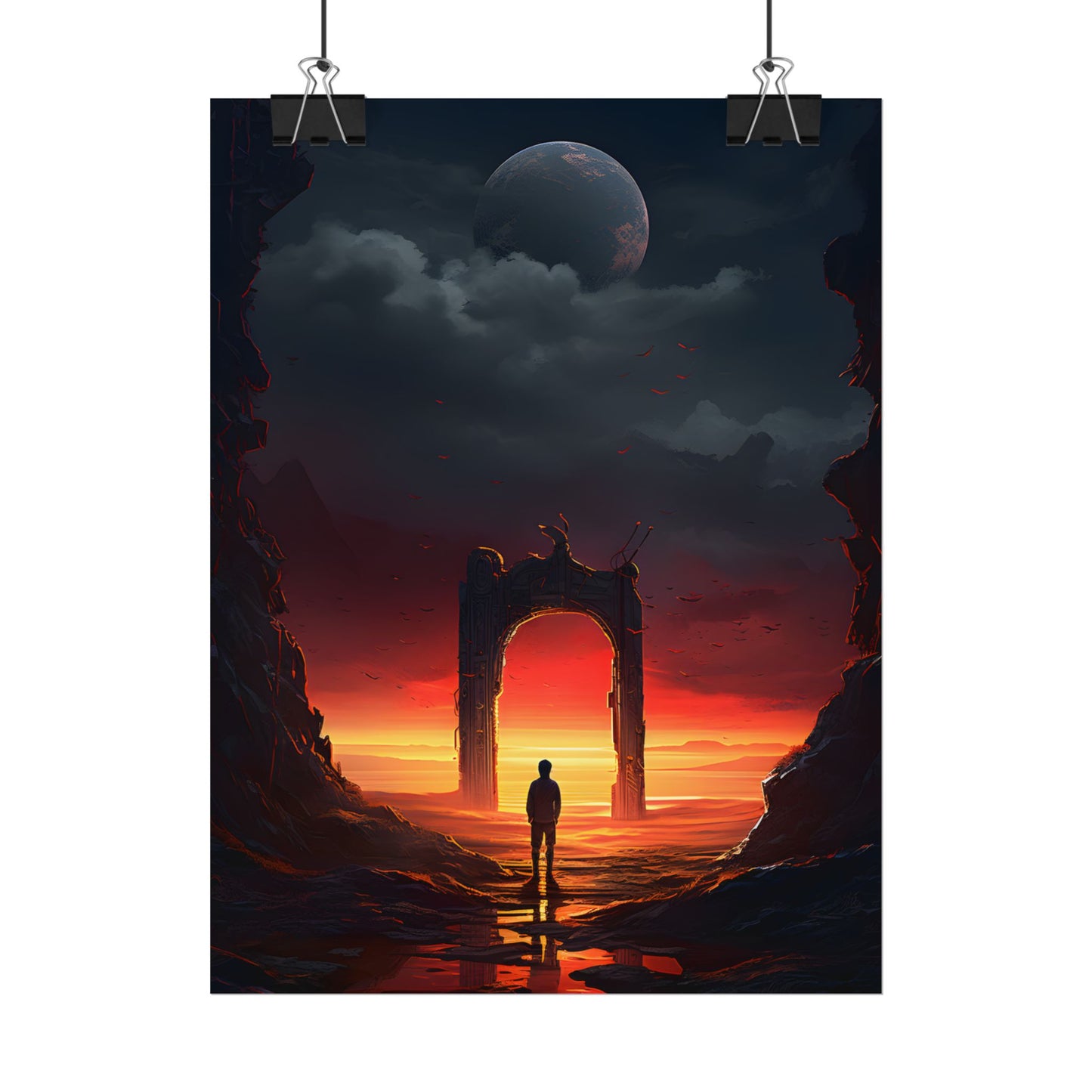 A Moment of Stillness: Phone in Quiet Indoor Setting - Poster