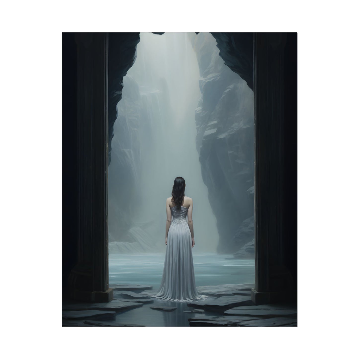 Serenity in Nature: Tranquil Outdoor Scene - Poster