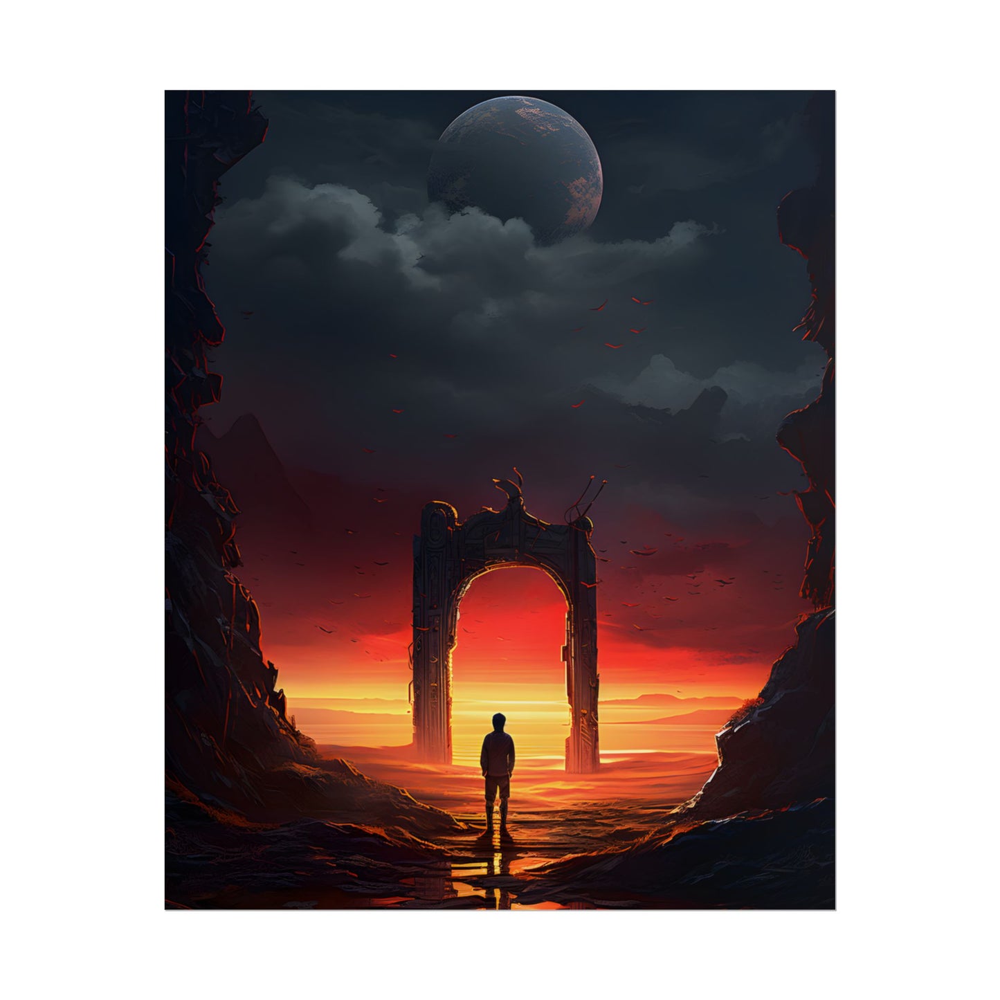 A Moment of Stillness: Phone in Quiet Indoor Setting - Poster