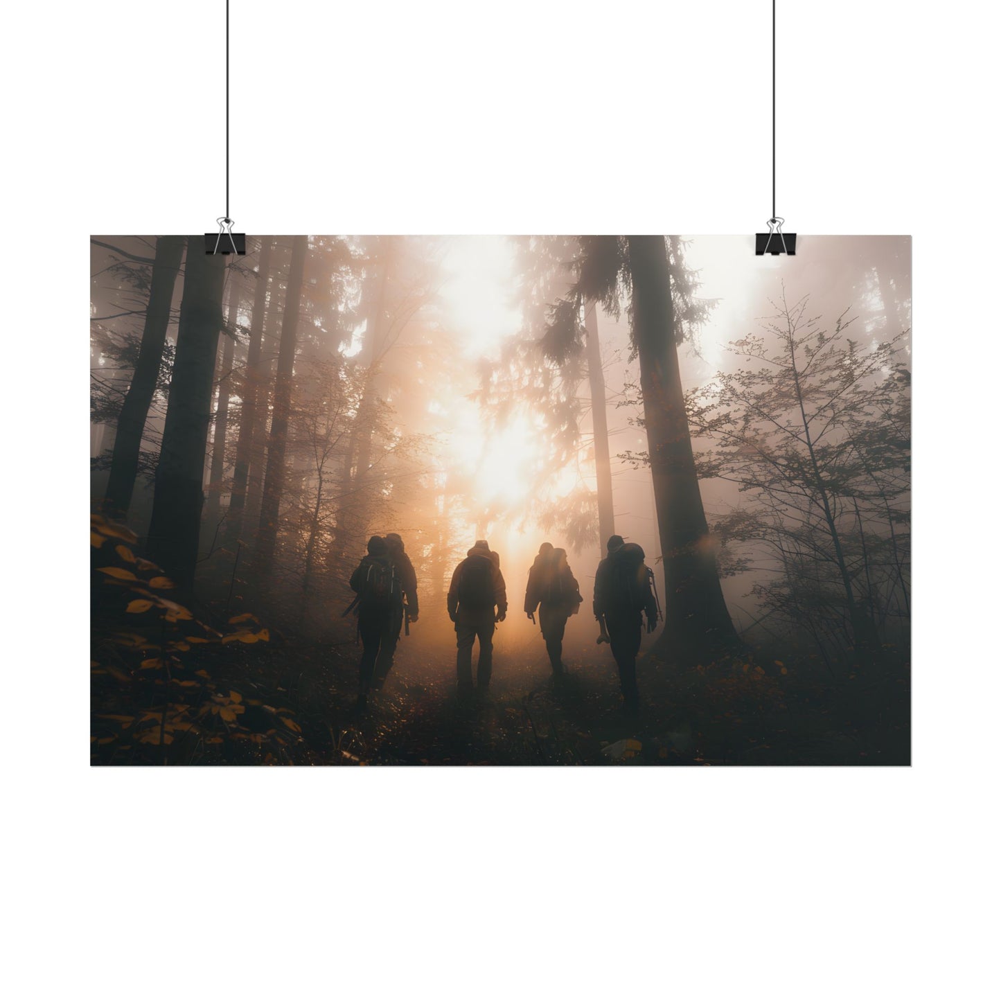 Adventure Through The Mysterious Forest: Group Expedition - Poster