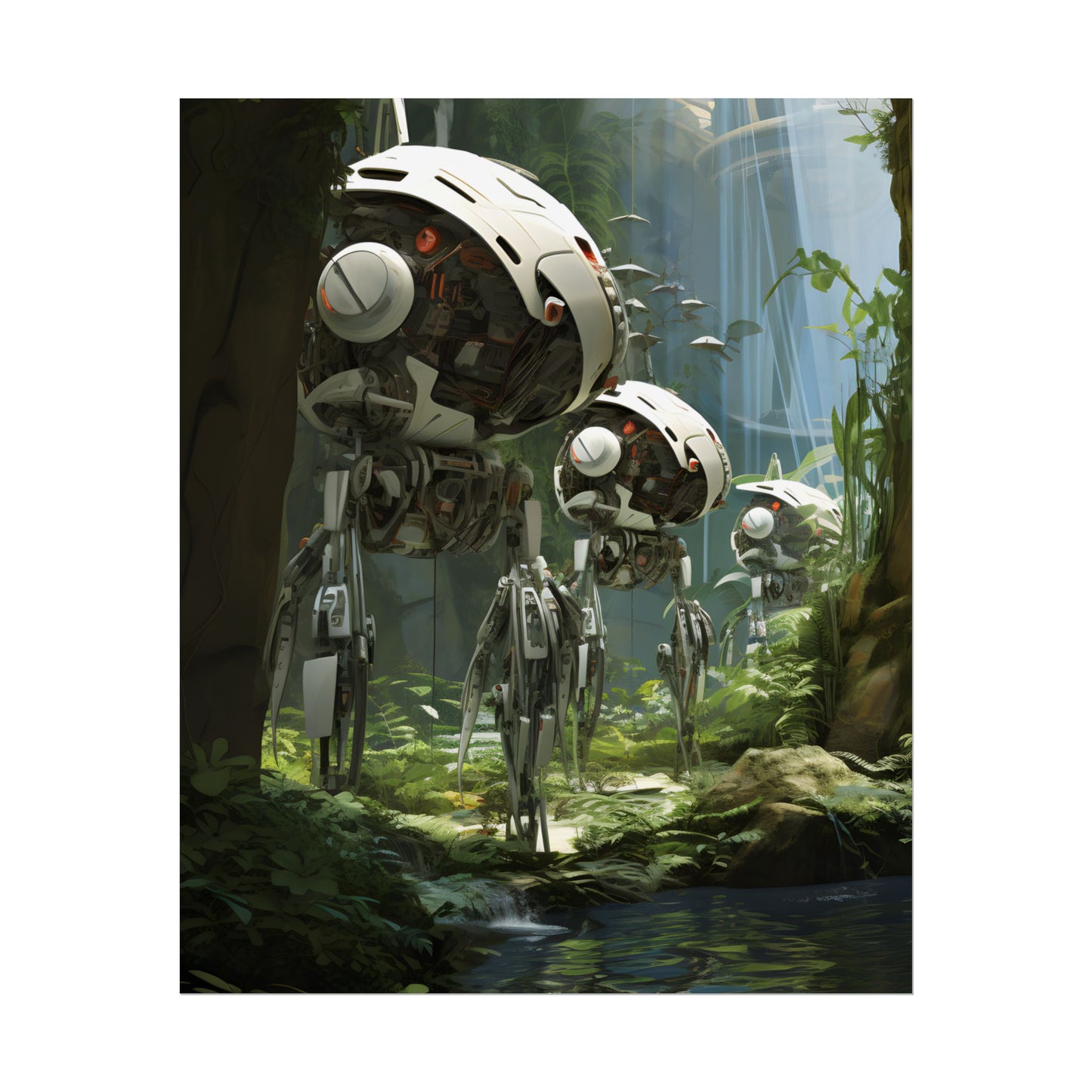 A haven for wildlife, powered by artificial intelligence - Robotic Sanctuary - Poster