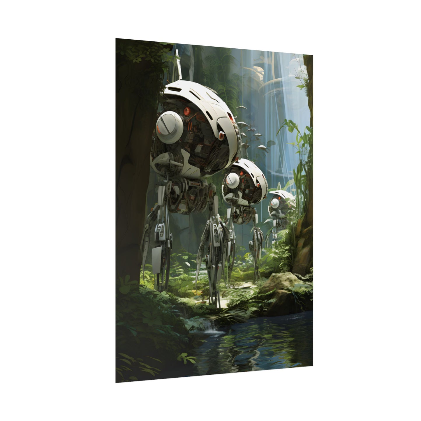 A haven for wildlife, powered by artificial intelligence - Robotic Sanctuary - Poster