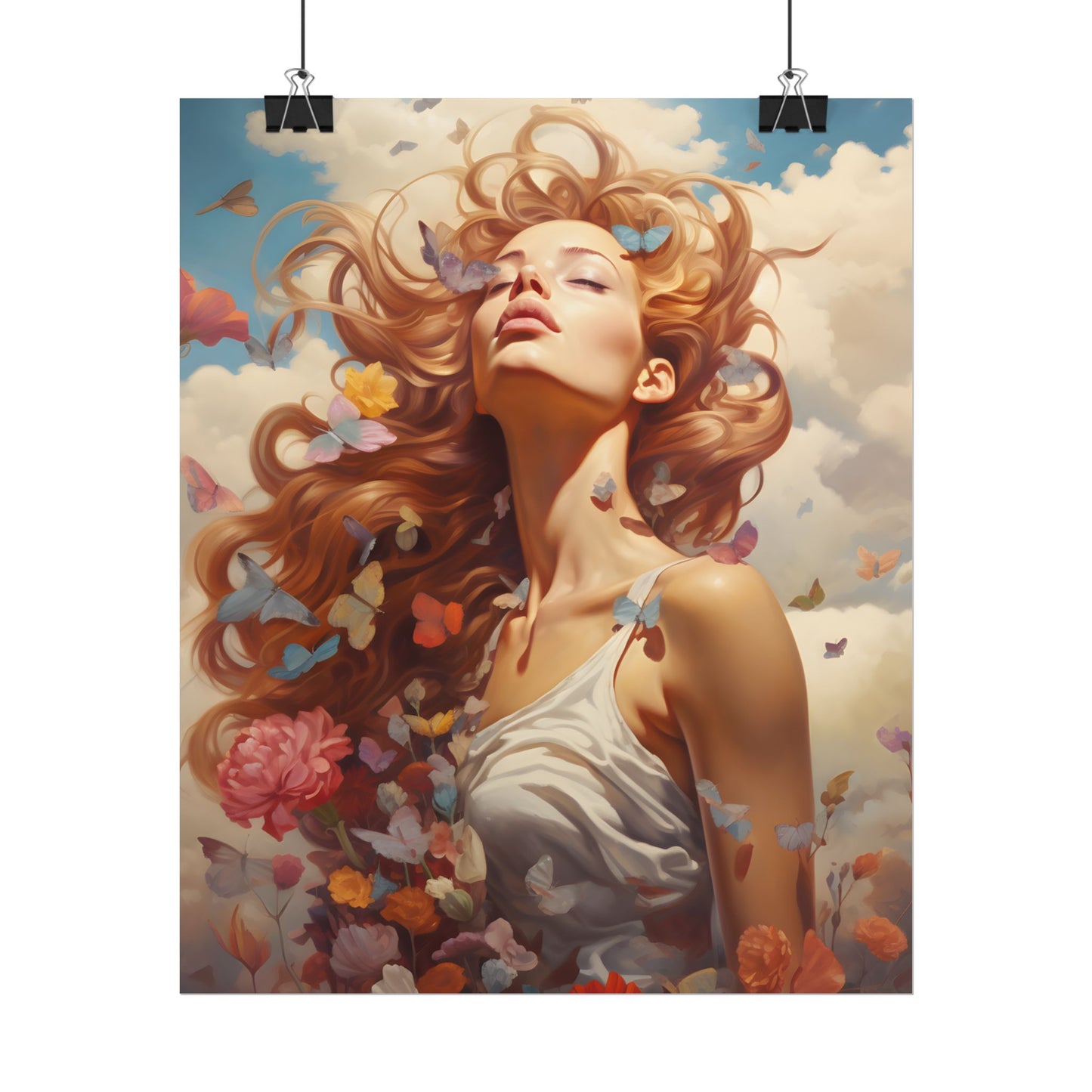 Vibrant Outdoor Cafe: Relaxed Atmosphere Artwork - Poster