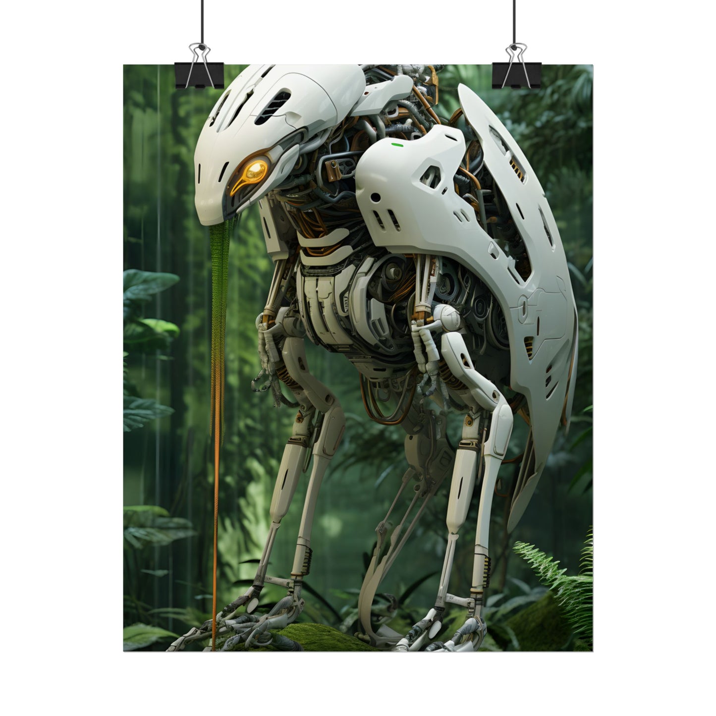 Robotic Wildlife Sanctuary: Six-Legged Creature Oasis - Poster