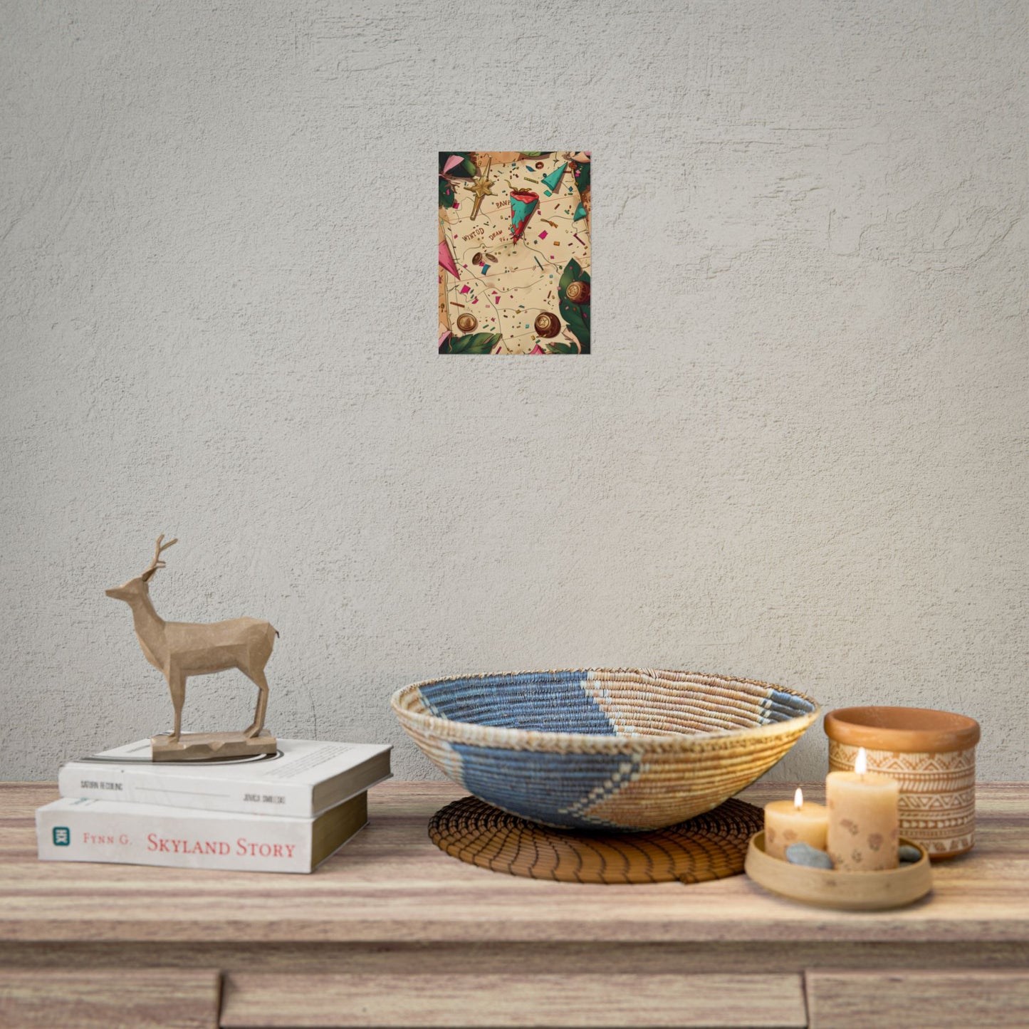 Whimsical Portrait with a Large Nose - Poster