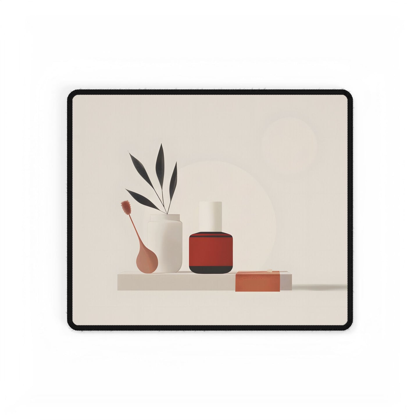 Minimalist Electronic Device: Bold Modern Art Illustration - Desk Mat