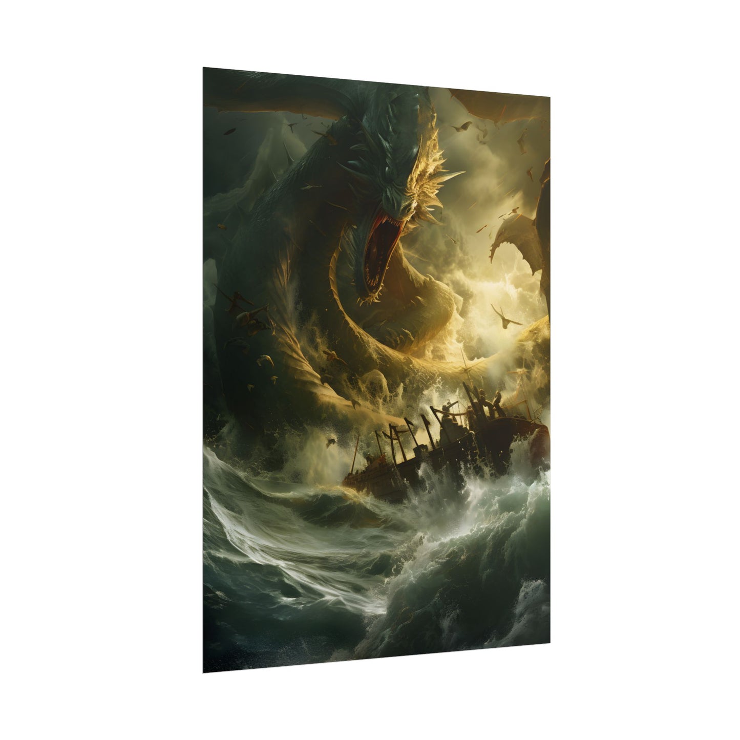 Ancient Mythical Sea Monsters: Fearsome Creatures of Legend - Poster